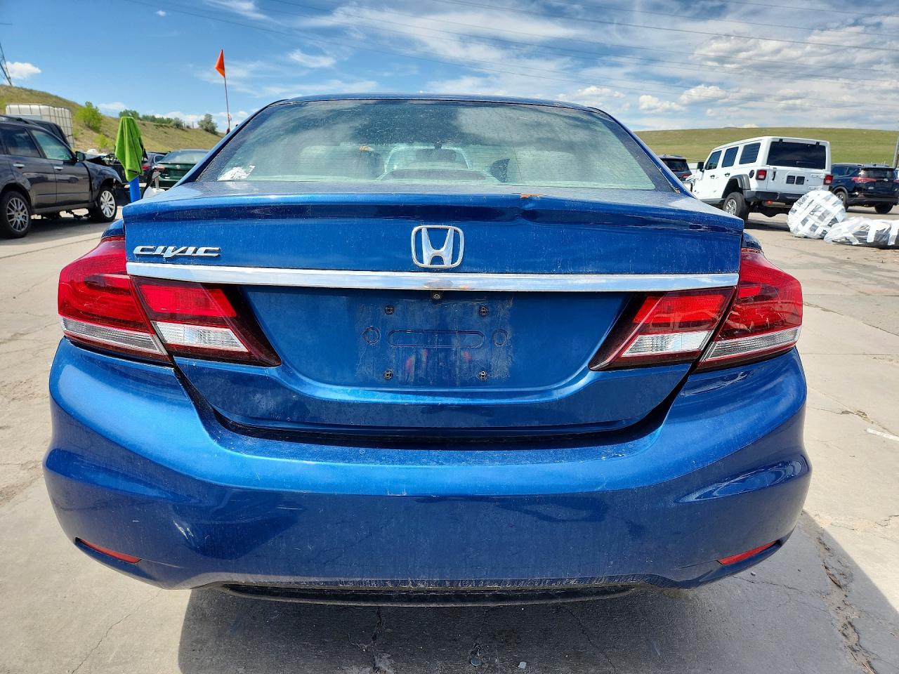 2015 Honda Civic Exl Blue vin: 2HGFB2F90FH512319