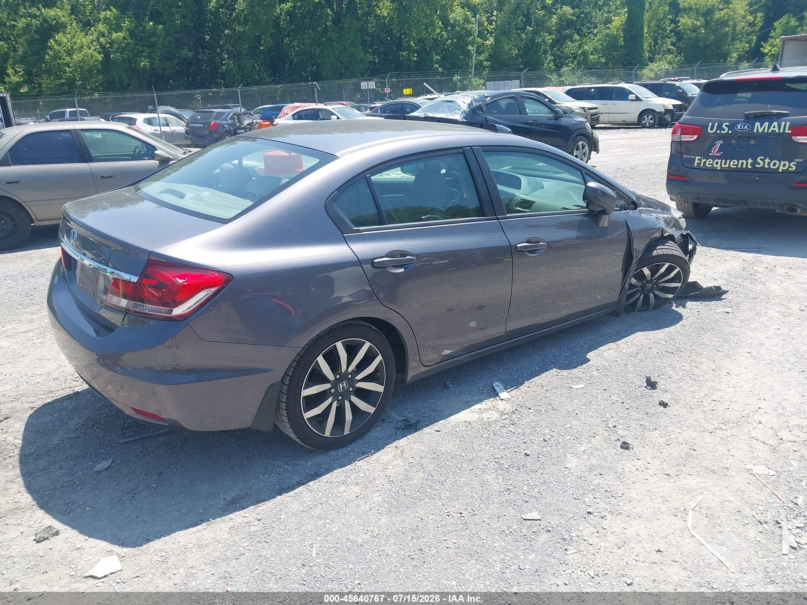 2015 Honda Civic Ex-l Black vin: 2HGFB2F90FH515138