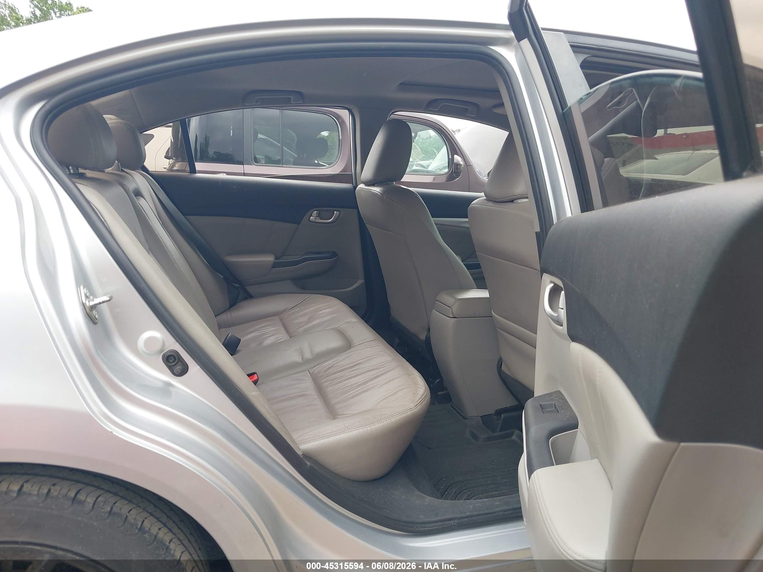 2015 Honda Civic Ex-l Серебряный vin: 2HGFB2F90FH516225