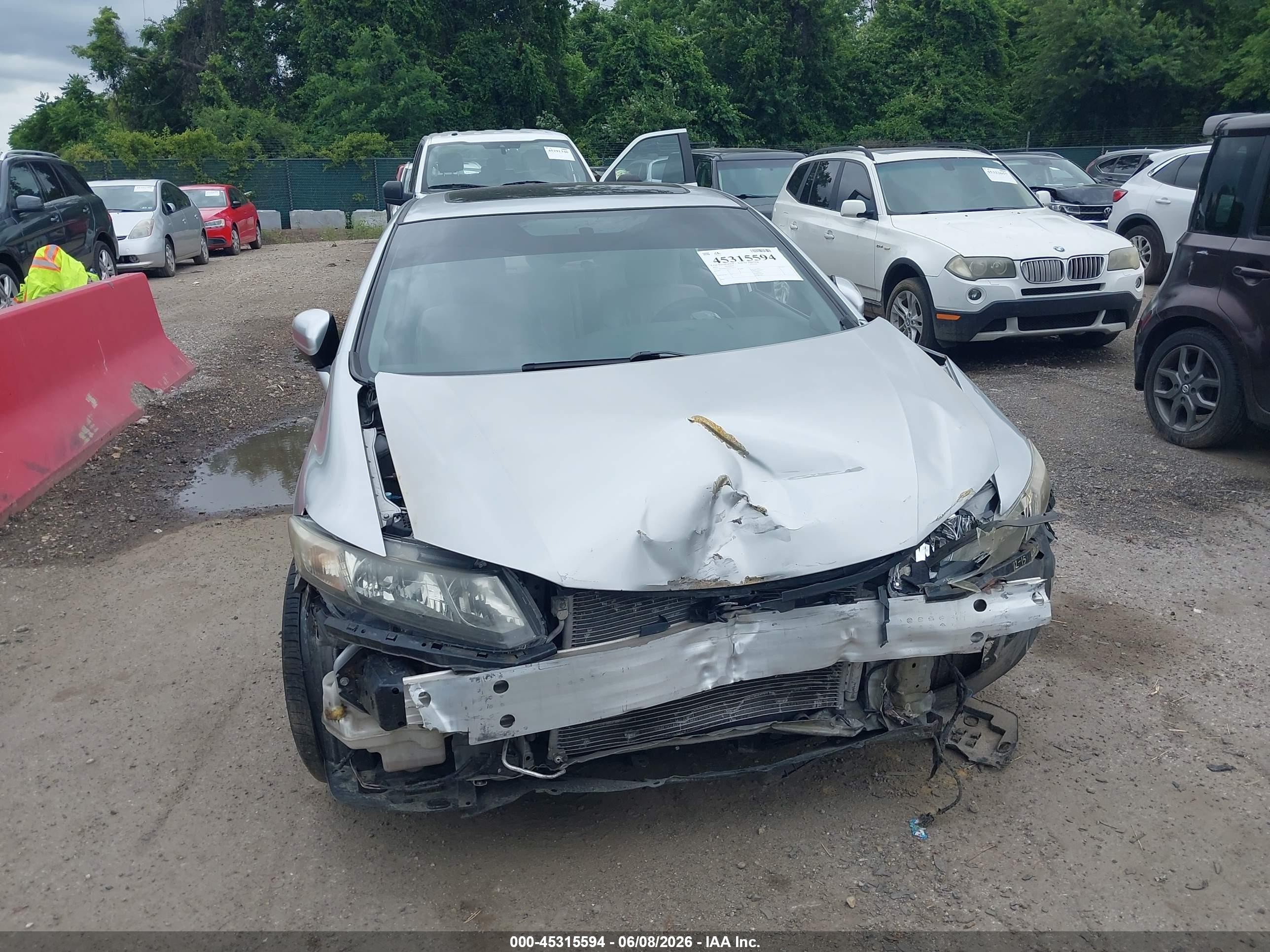 2015 Honda Civic Ex-l Серебряный vin: 2HGFB2F90FH516225