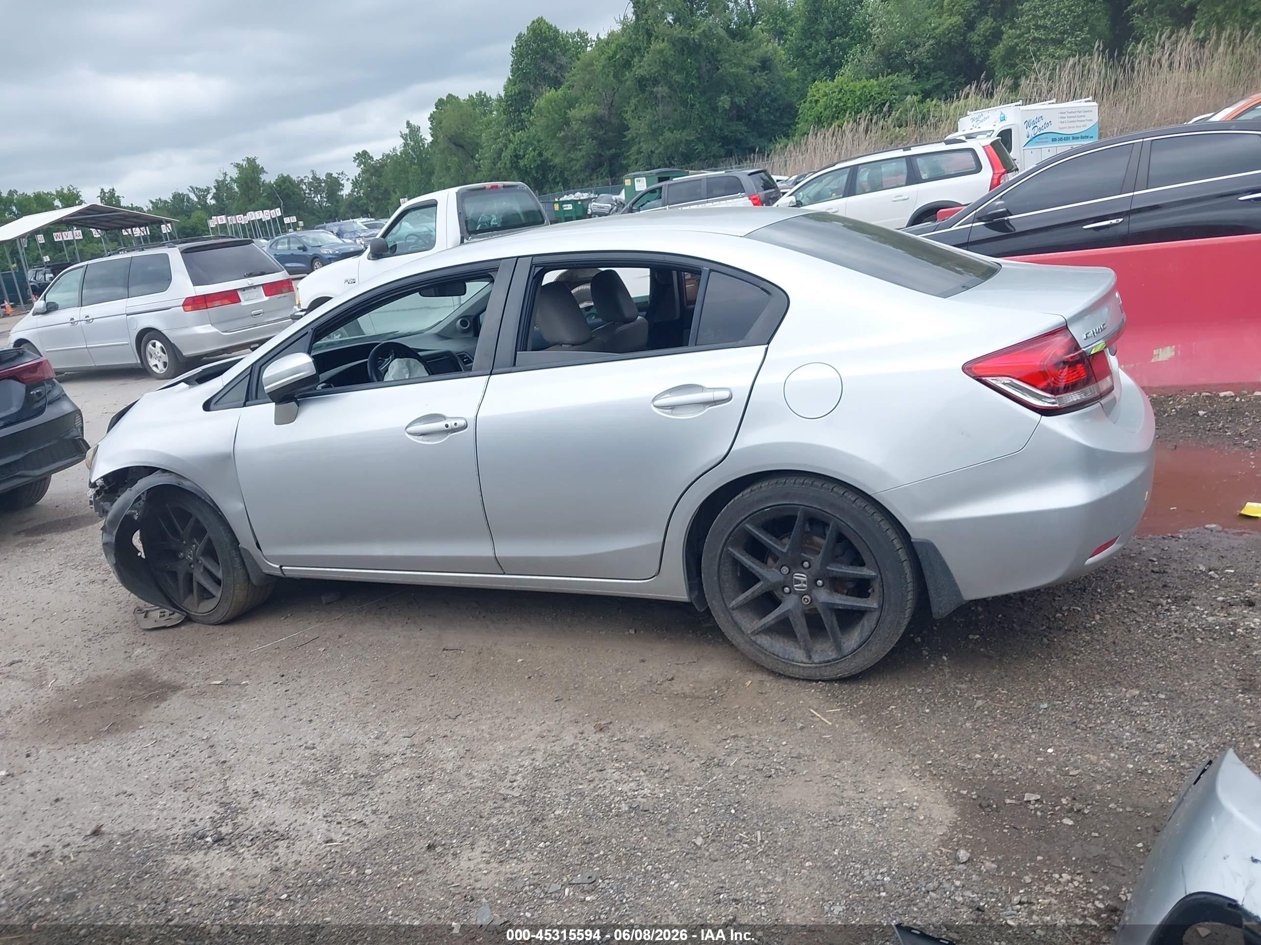 2015 Honda Civic Ex-l Серебряный vin: 2HGFB2F90FH516225