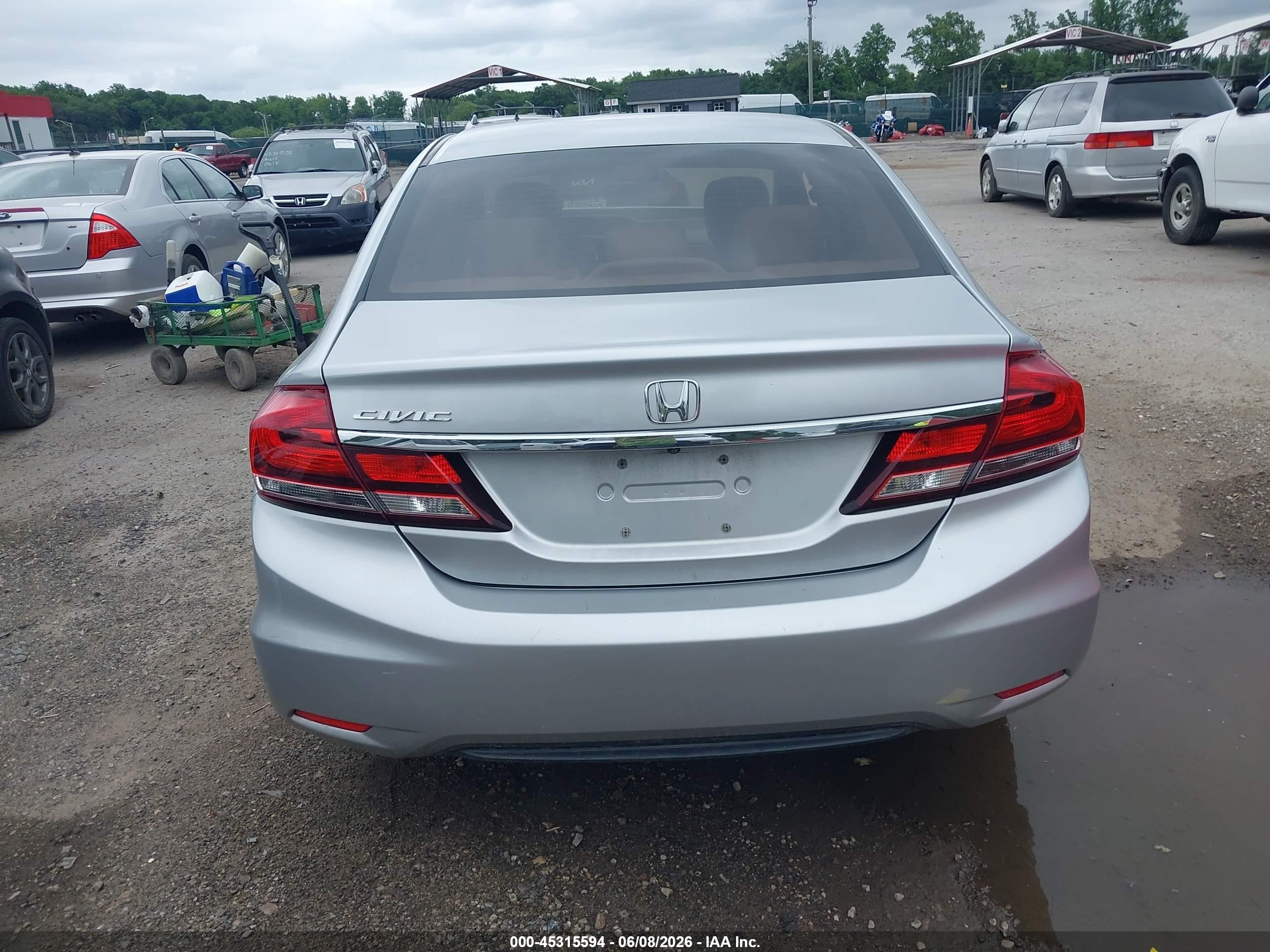 2015 Honda Civic Ex-l Серебряный vin: 2HGFB2F90FH516225