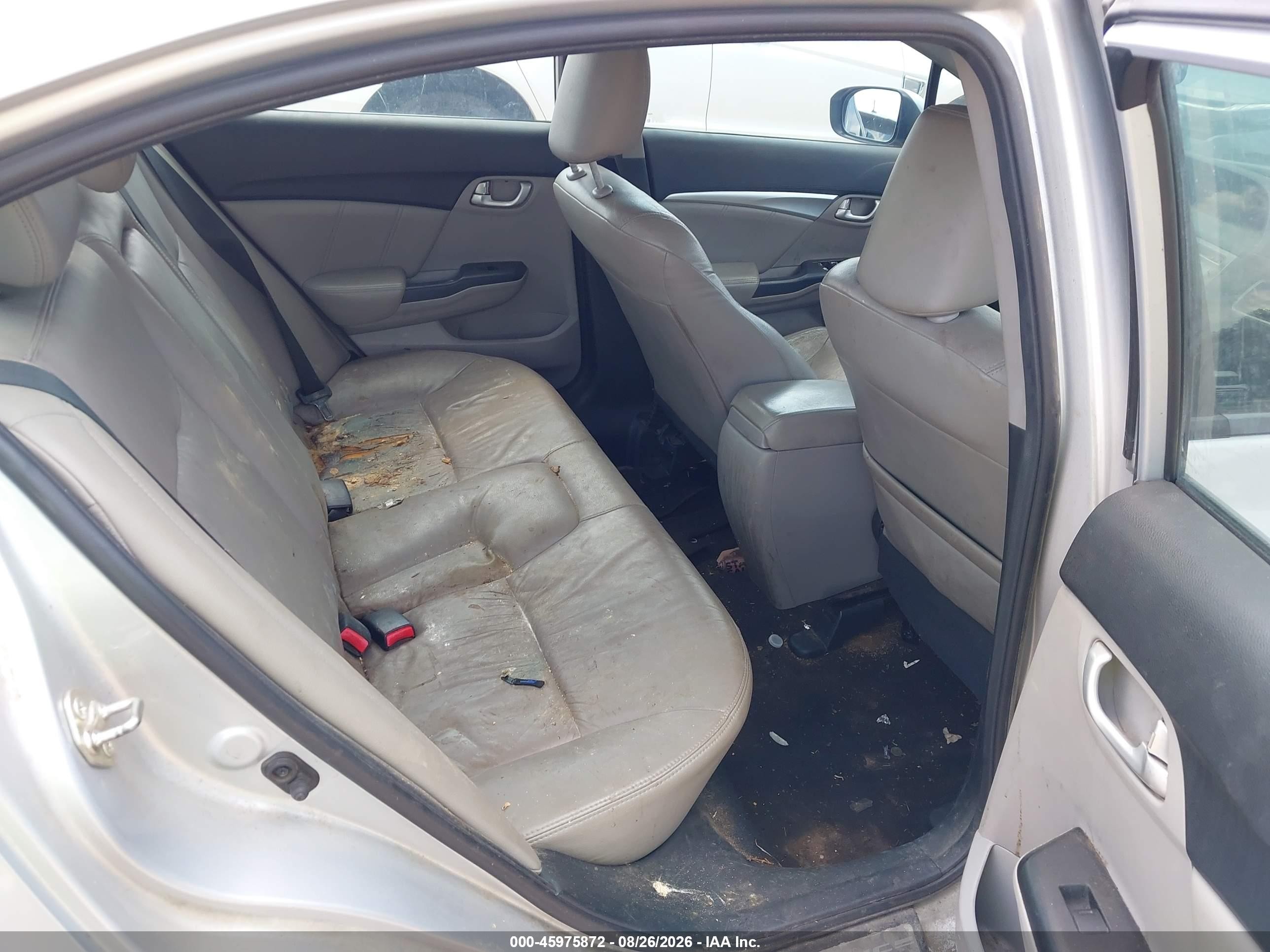2015 Honda Civic Ex-l Silver vin: 2HGFB2F90FH522395