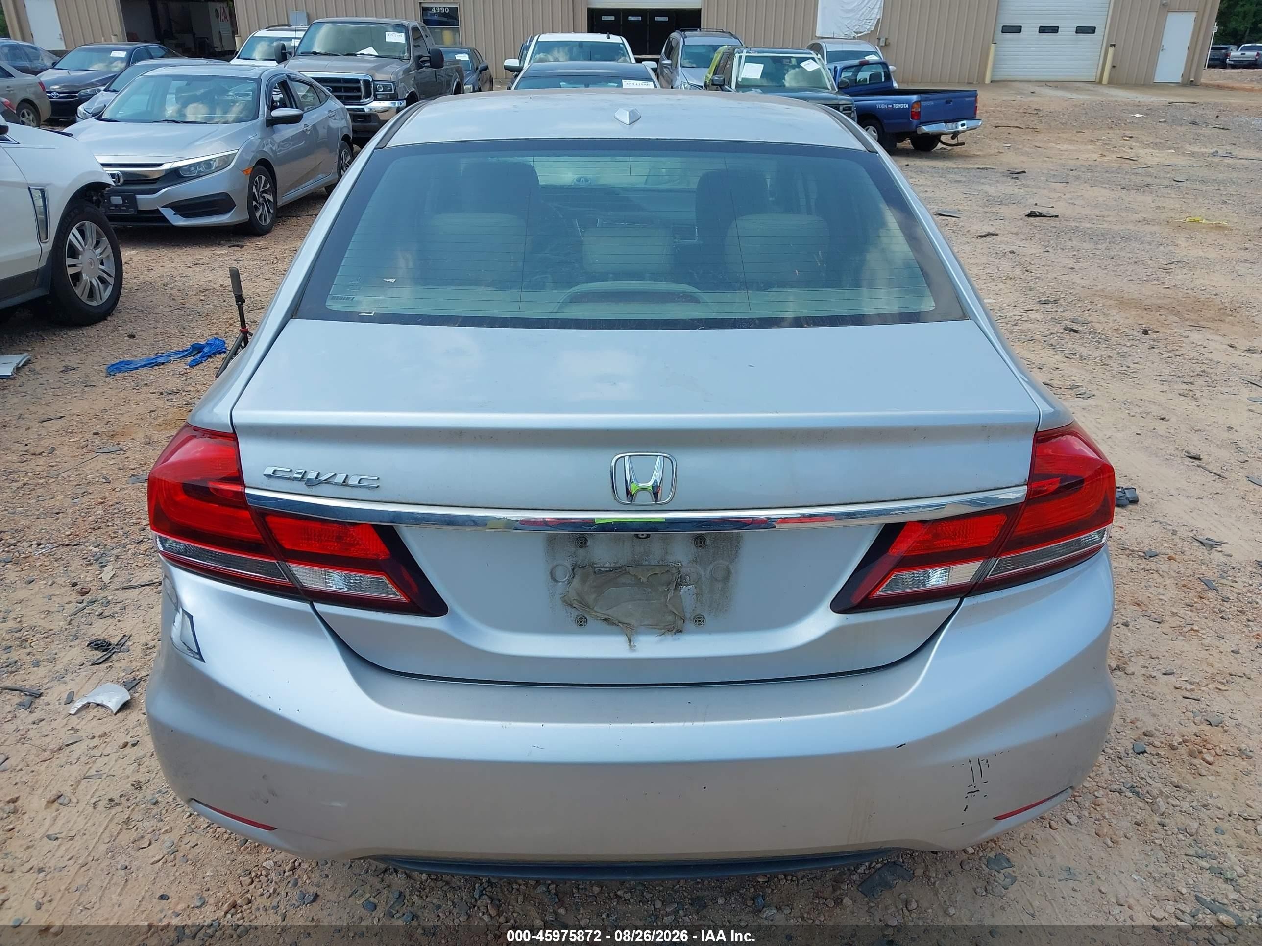 2015 Honda Civic Ex-l Silver vin: 2HGFB2F90FH522395