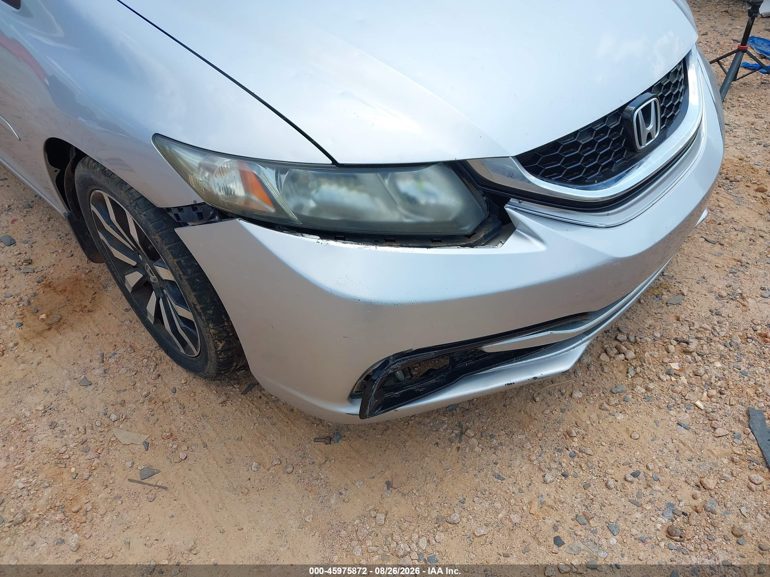 2015 Honda Civic Ex-l Silver vin: 2HGFB2F90FH522395