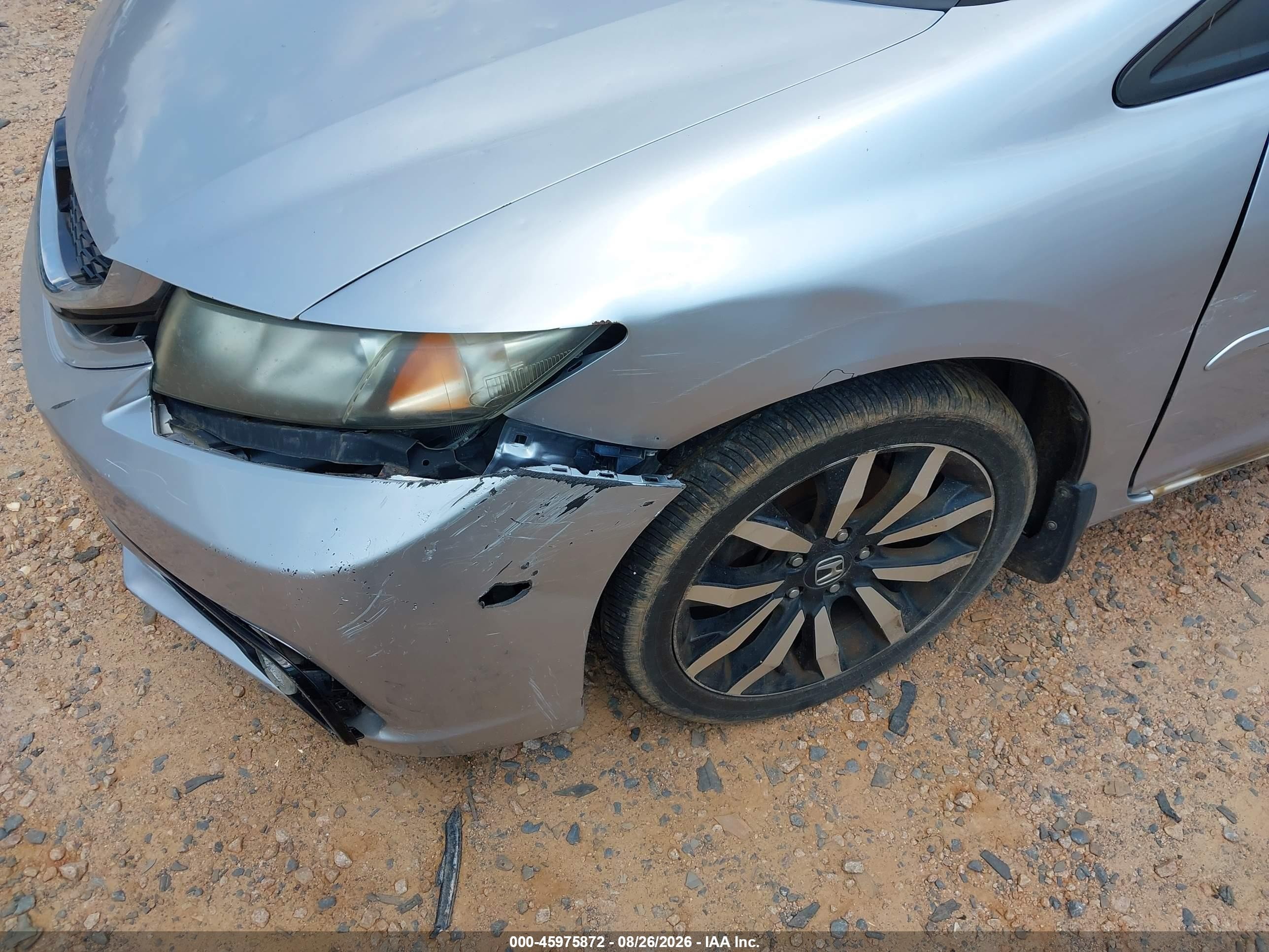 2015 Honda Civic Ex-l Silver vin: 2HGFB2F90FH522395