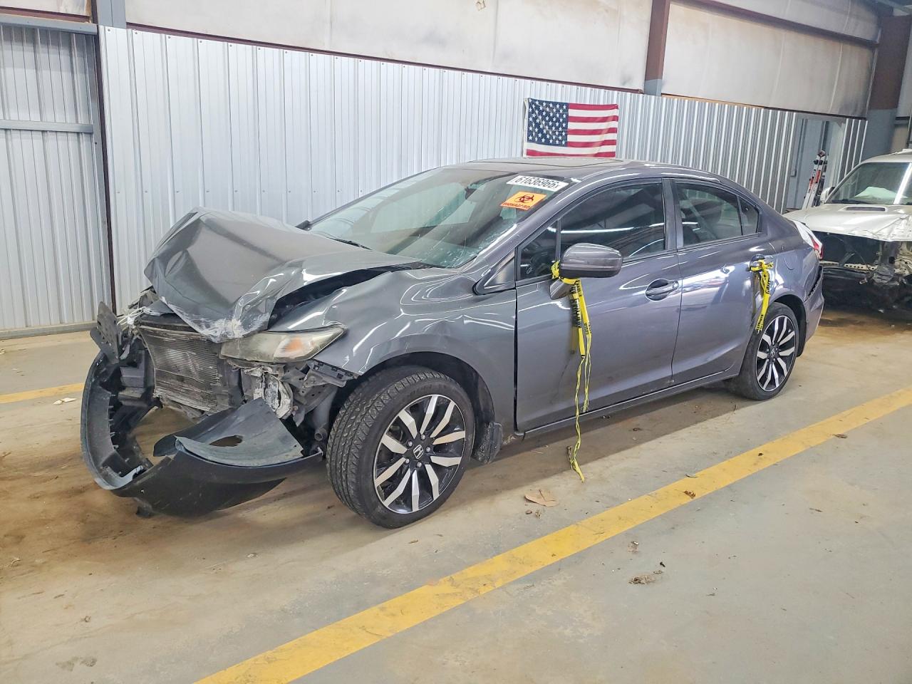 2015 Honda Civic Exl Gray vin: 2HGFB2F90FH544266