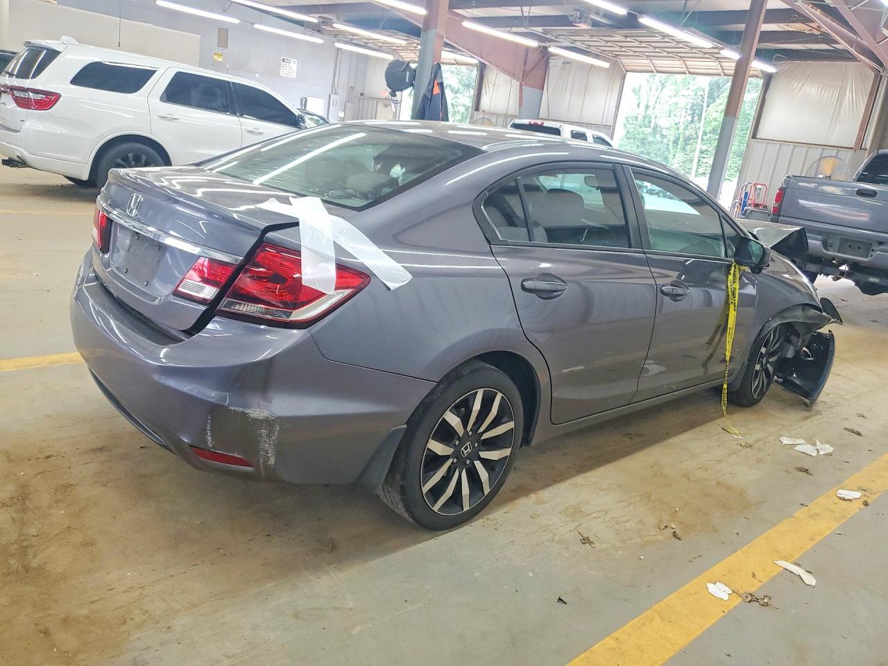 2015 Honda Civic Exl Gray vin: 2HGFB2F90FH544266