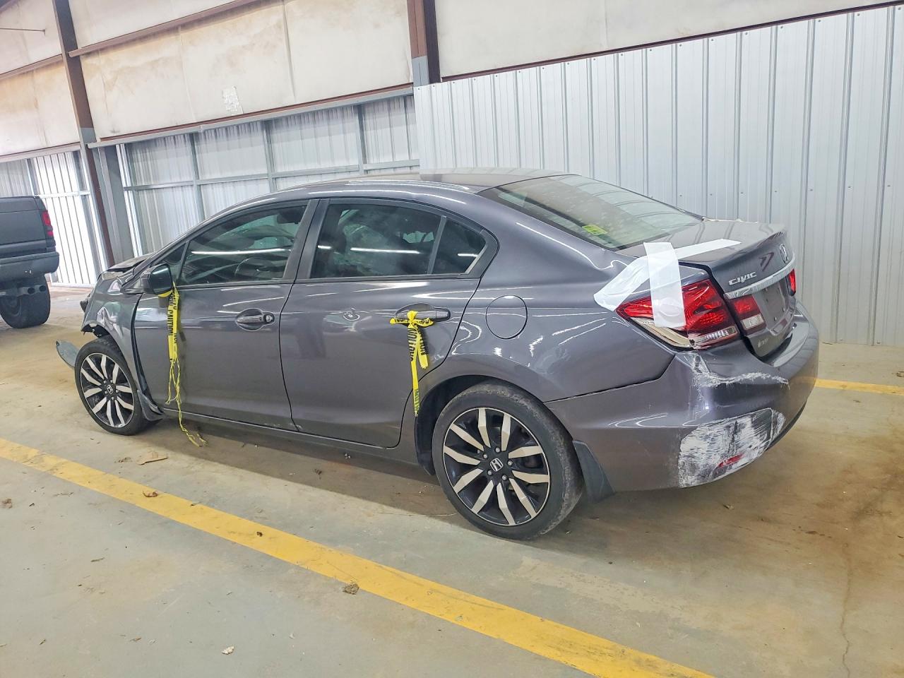 2015 Honda Civic Exl Gray vin: 2HGFB2F90FH544266