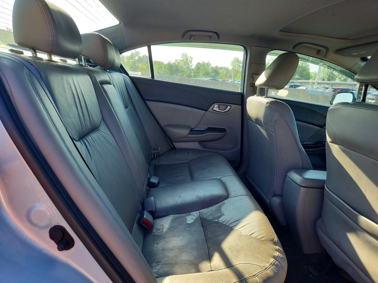 2012 Honda Civic Exl Синий vin: 2HGFB2F91CH507951