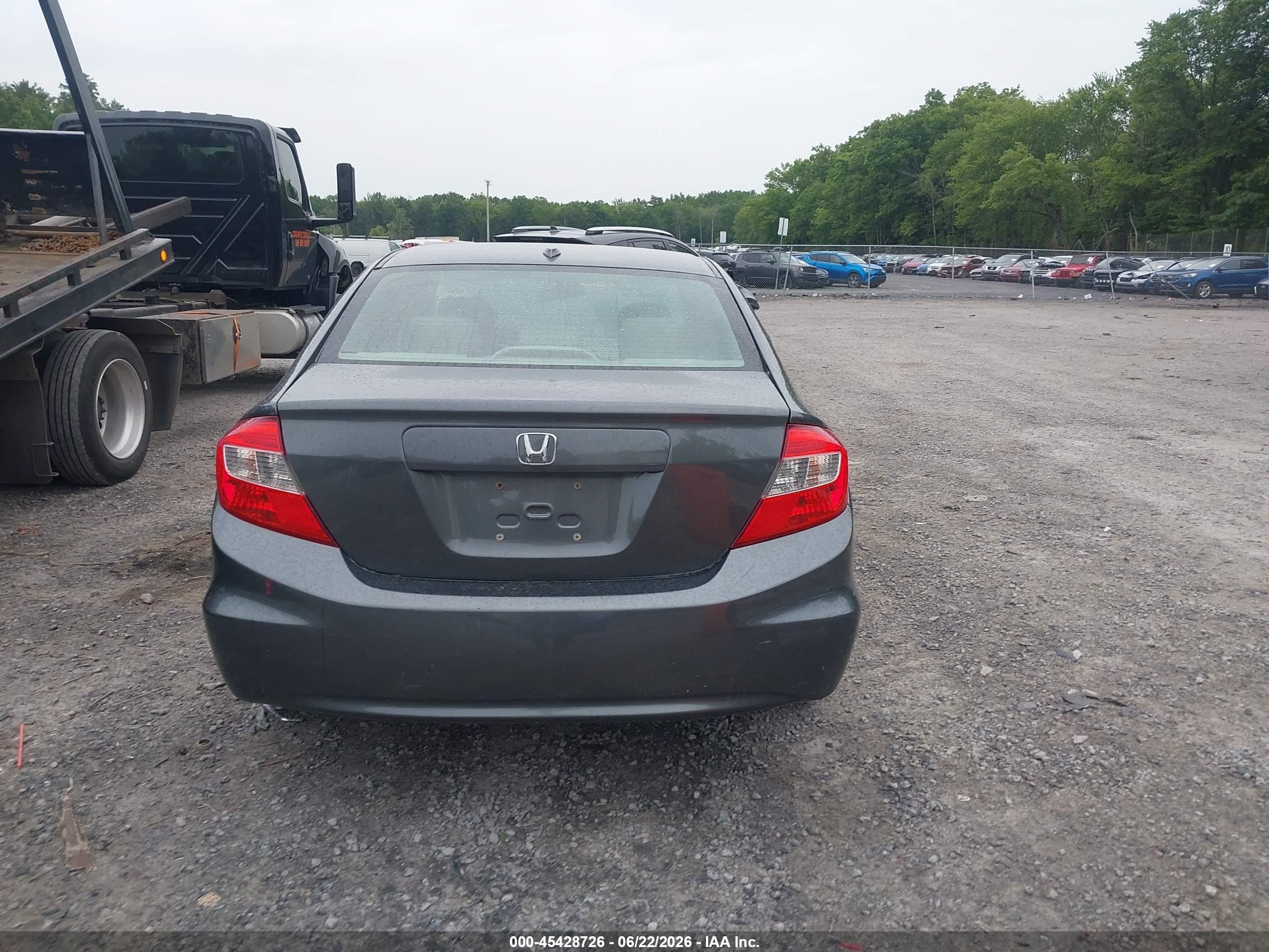 2012 Honda Civic Ex-l Серый vin: 2HGFB2F91CH517900