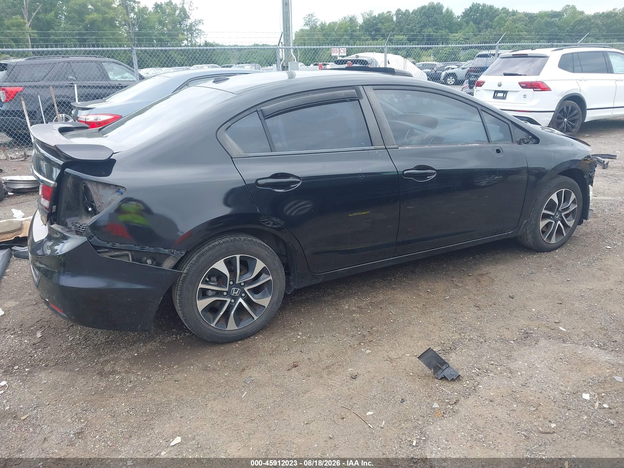 2013 Honda Civic Ex-l Black vin: 2HGFB2F91DH502704