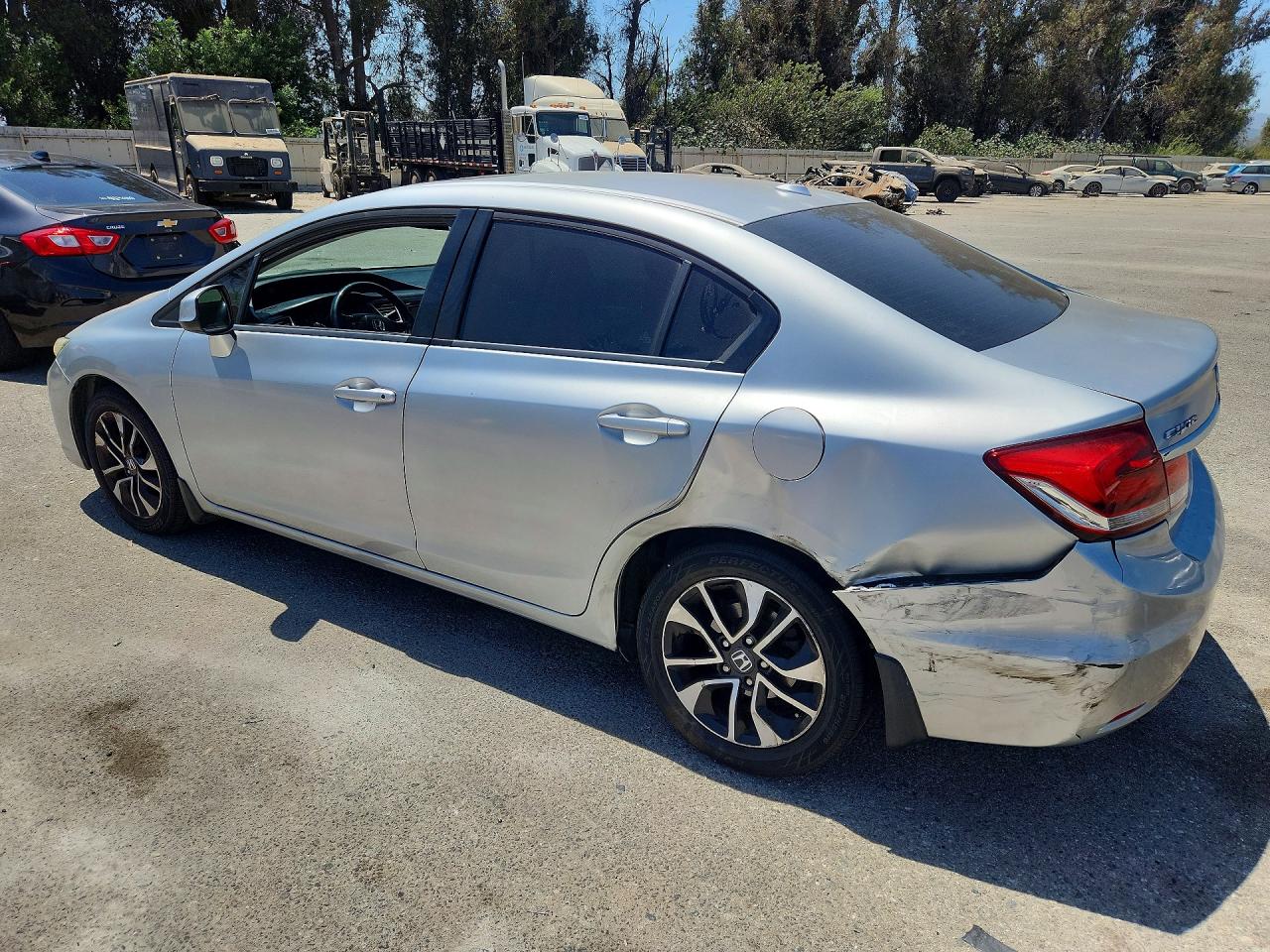 2013 Honda Civic Silver vin: 2HGFB2F91DH525531