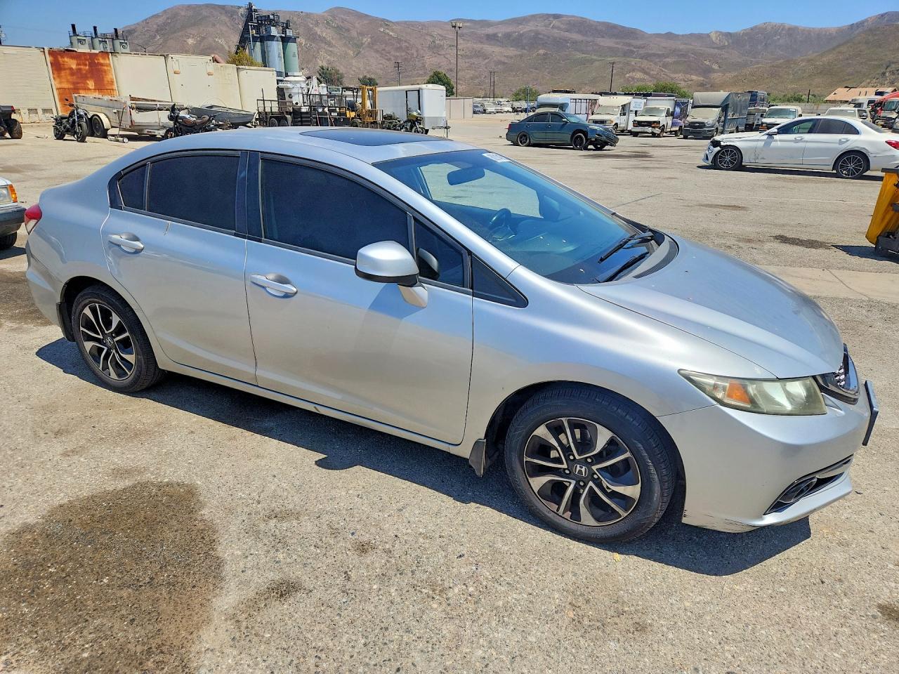 2013 Honda Civic Silver vin: 2HGFB2F91DH525531