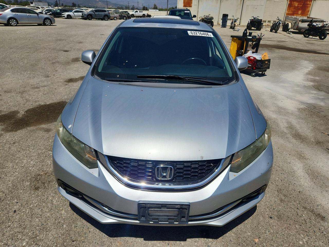 2013 Honda Civic Silver vin: 2HGFB2F91DH525531