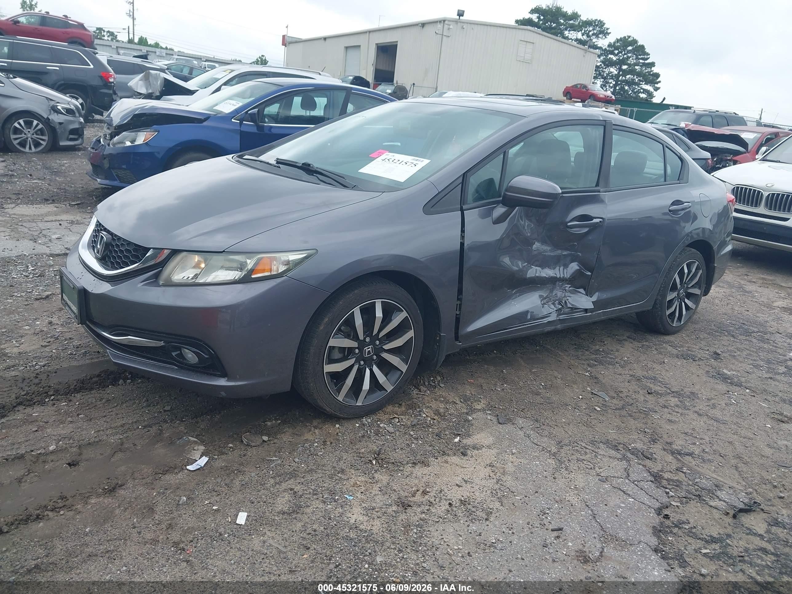 2015 Honda Civic Ex-l Black vin: 2HGFB2F91FH500485