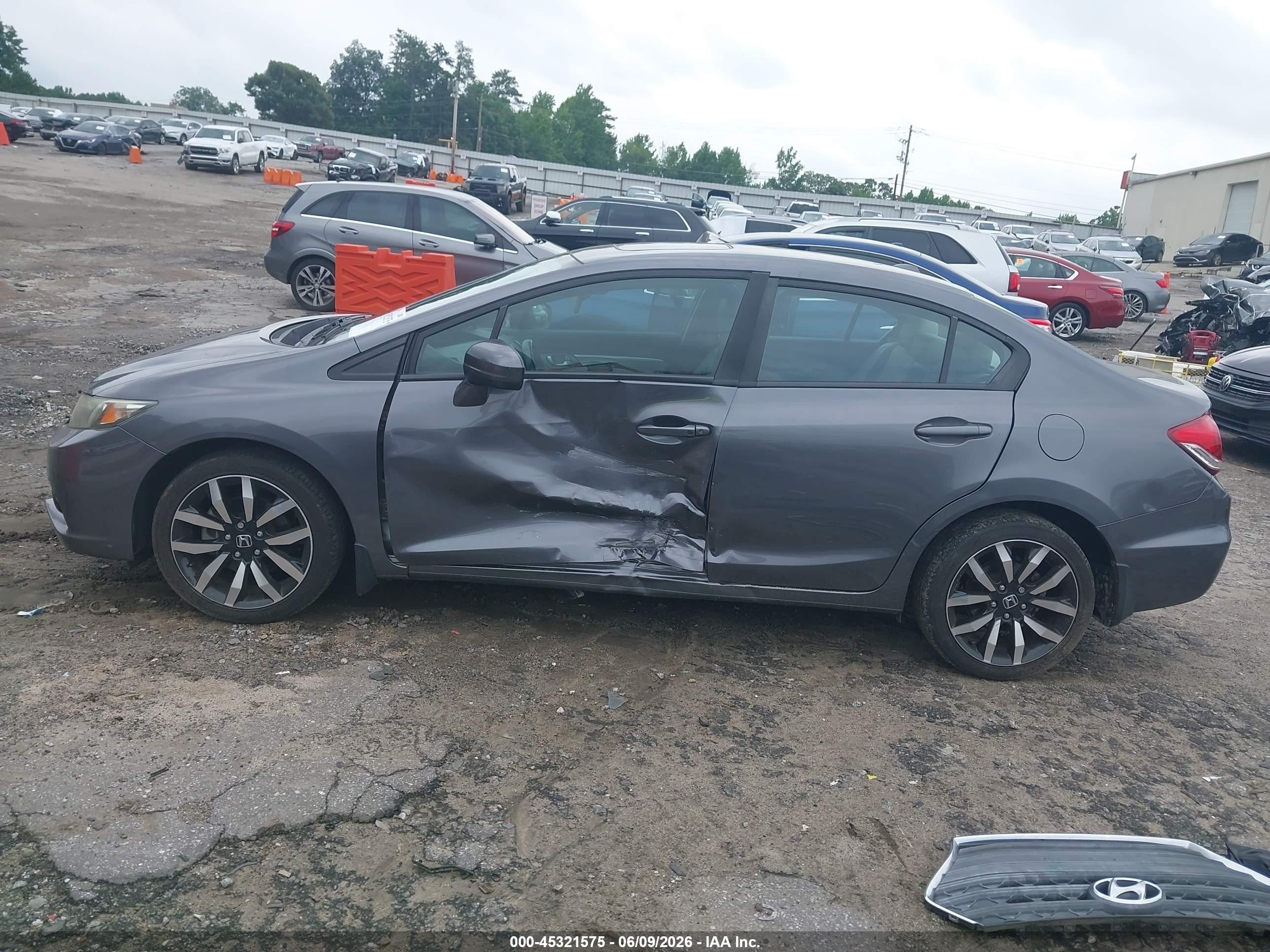 2015 Honda Civic Ex-l Black vin: 2HGFB2F91FH500485