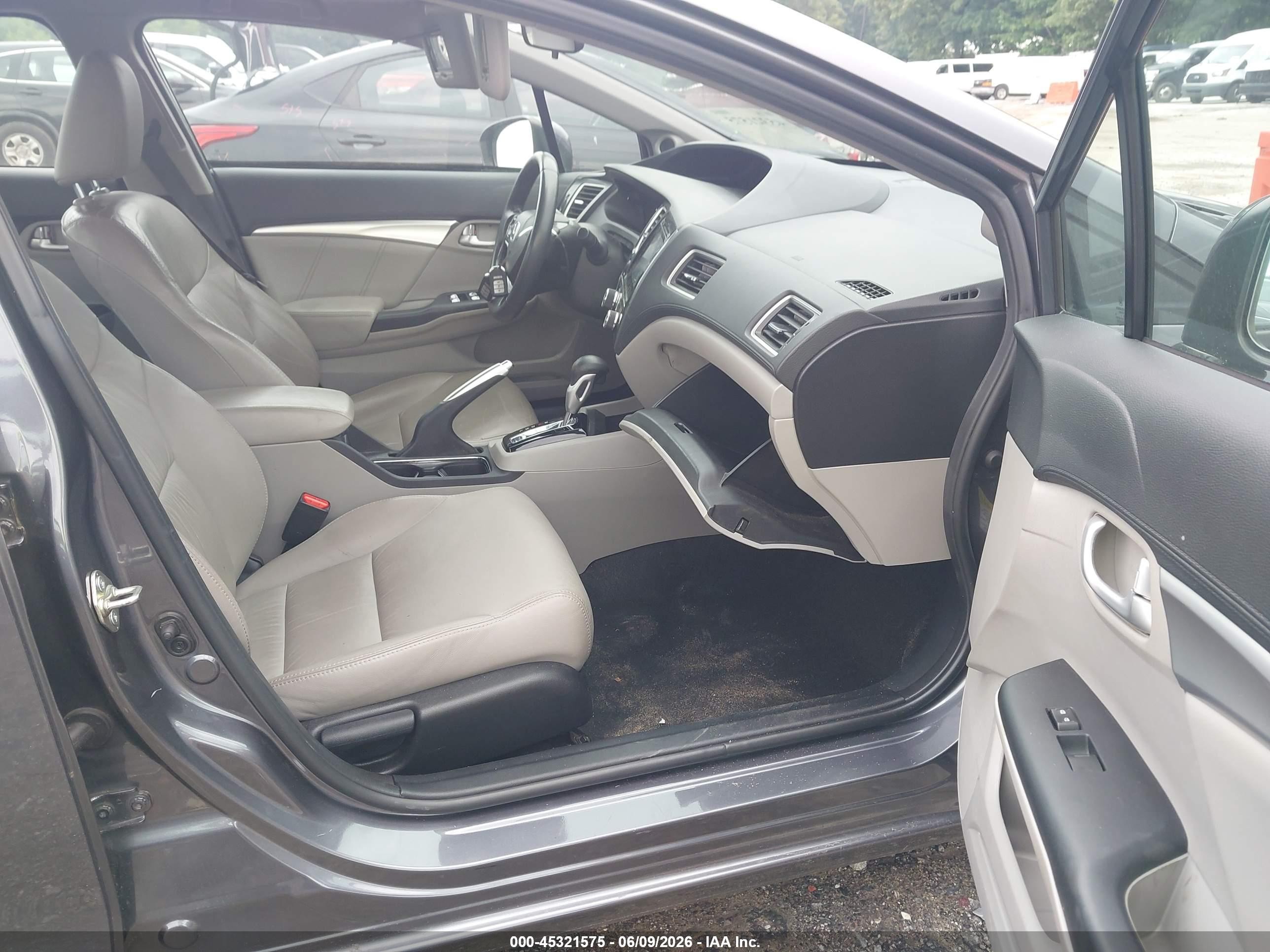 2015 Honda Civic Ex-l Black vin: 2HGFB2F91FH500485