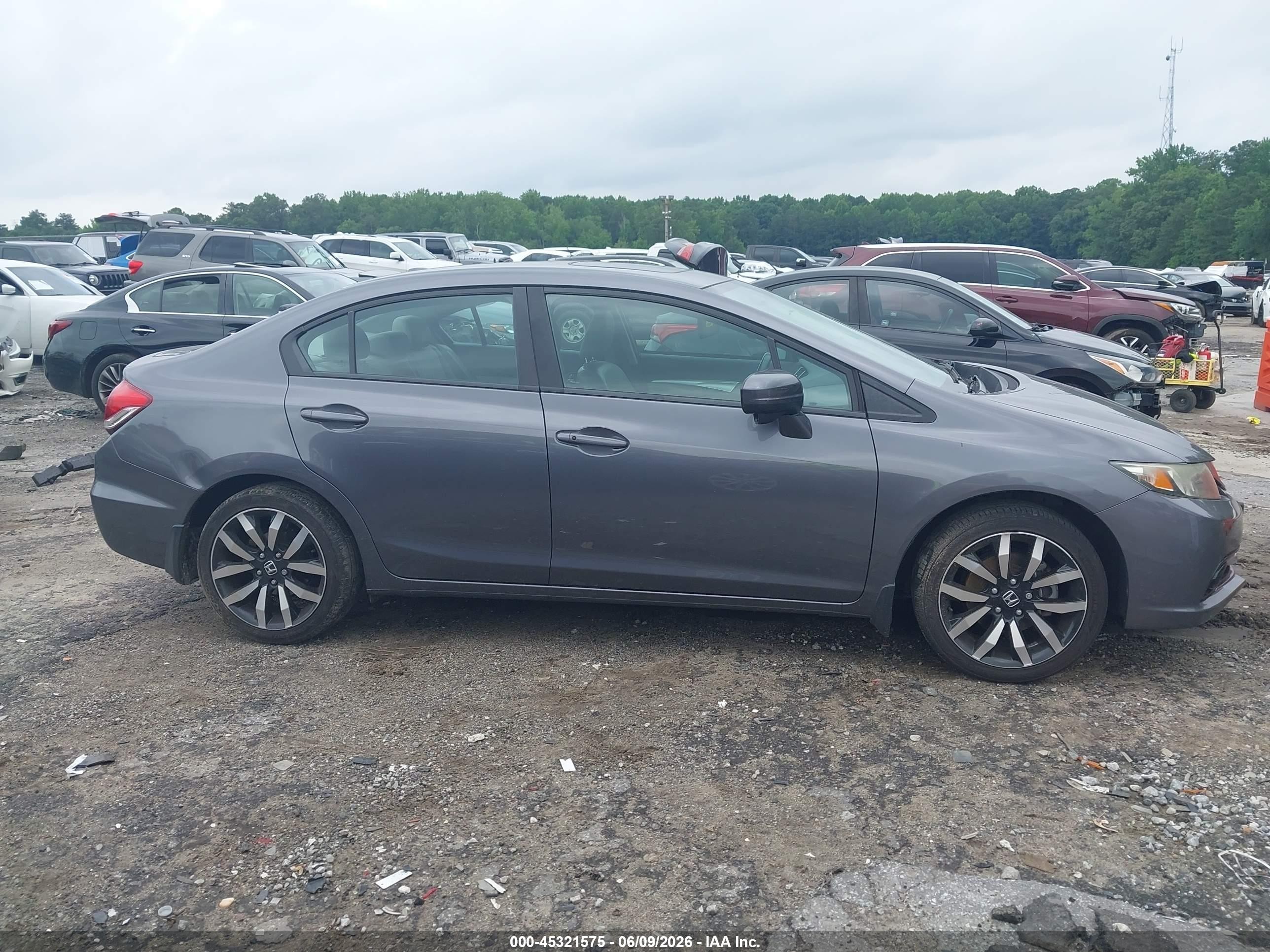 2015 Honda Civic Ex-l Black vin: 2HGFB2F91FH500485