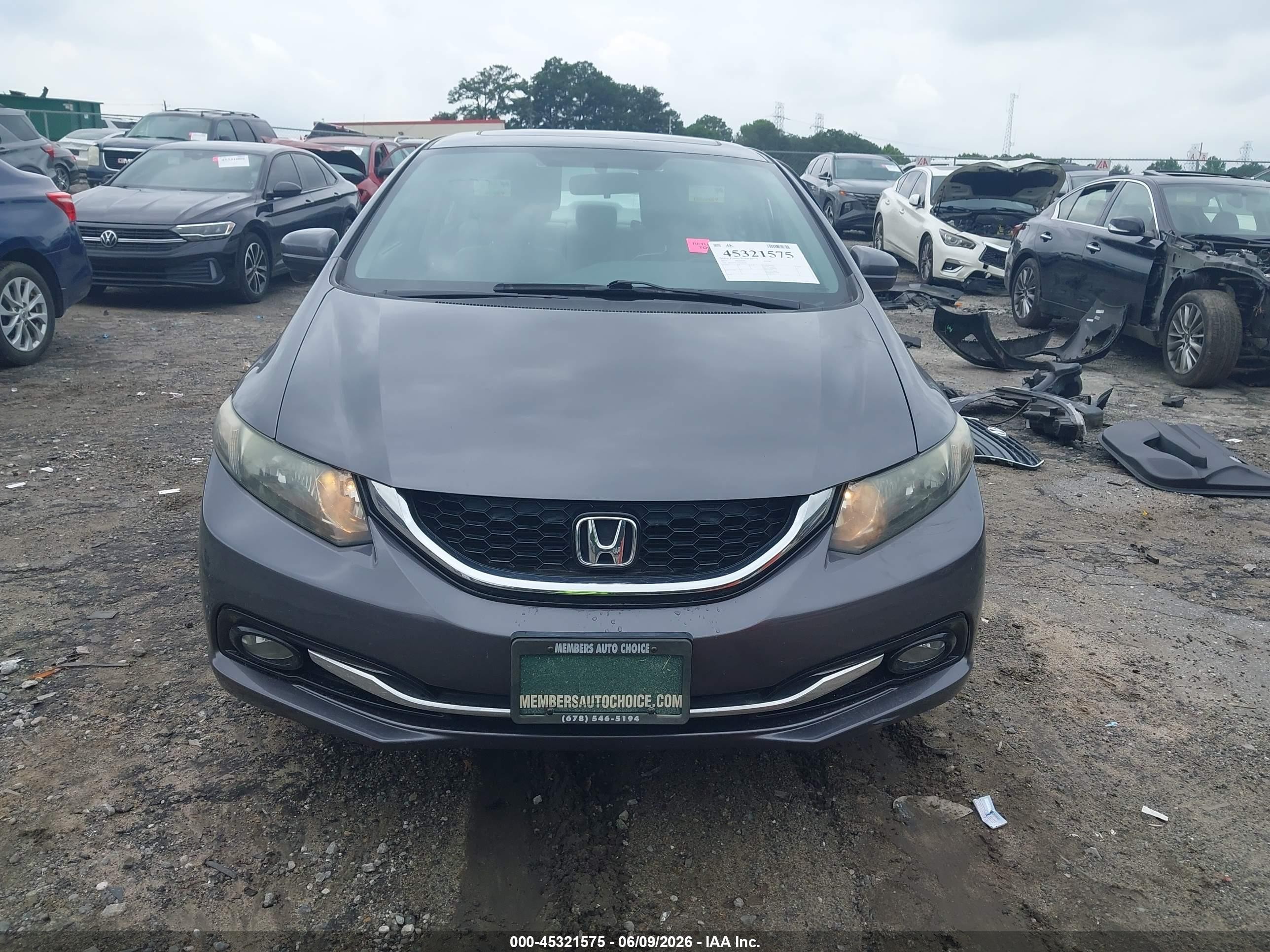 2015 Honda Civic Ex-l Black vin: 2HGFB2F91FH500485