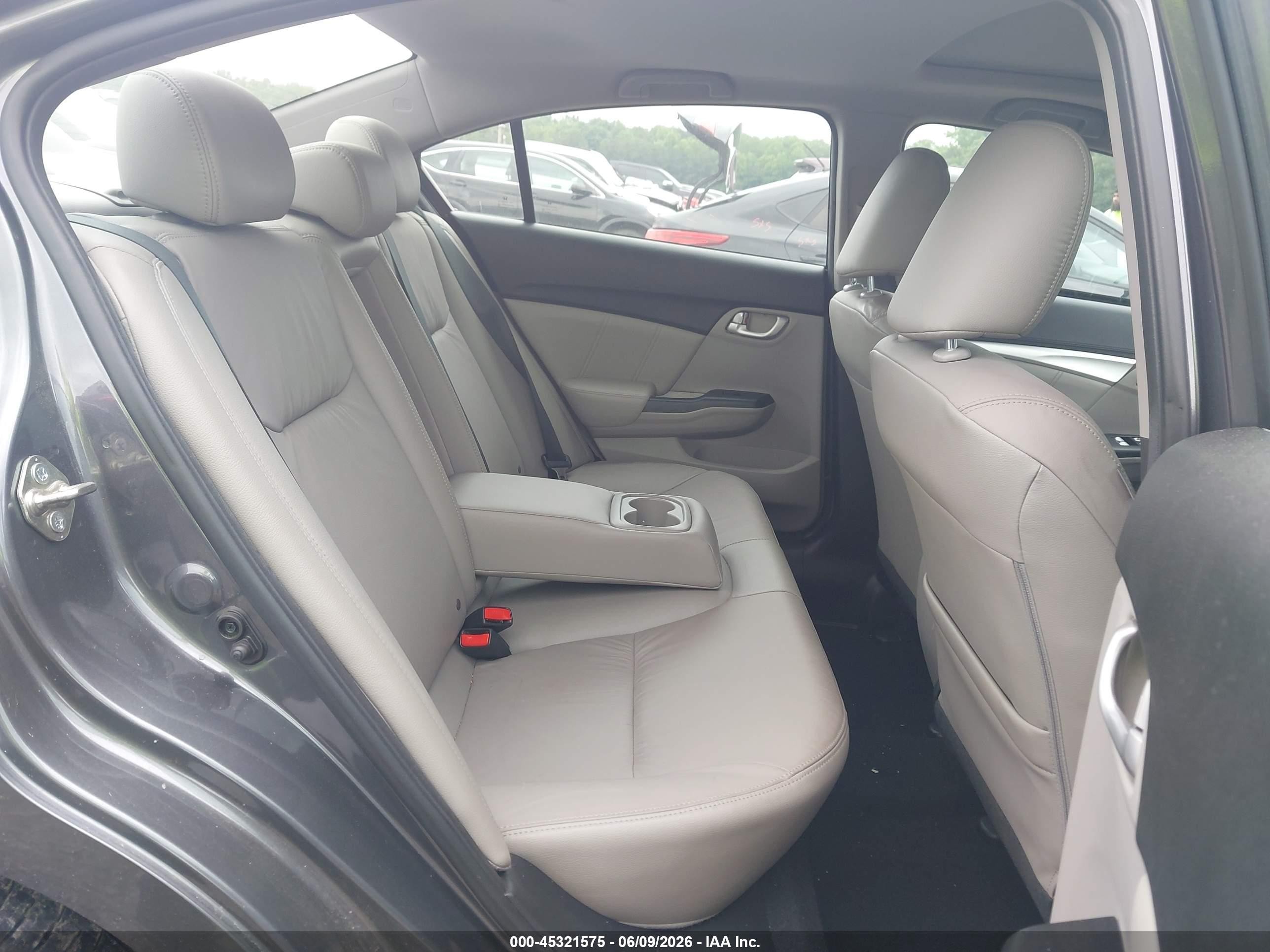 2015 Honda Civic Ex-l Black vin: 2HGFB2F91FH500485