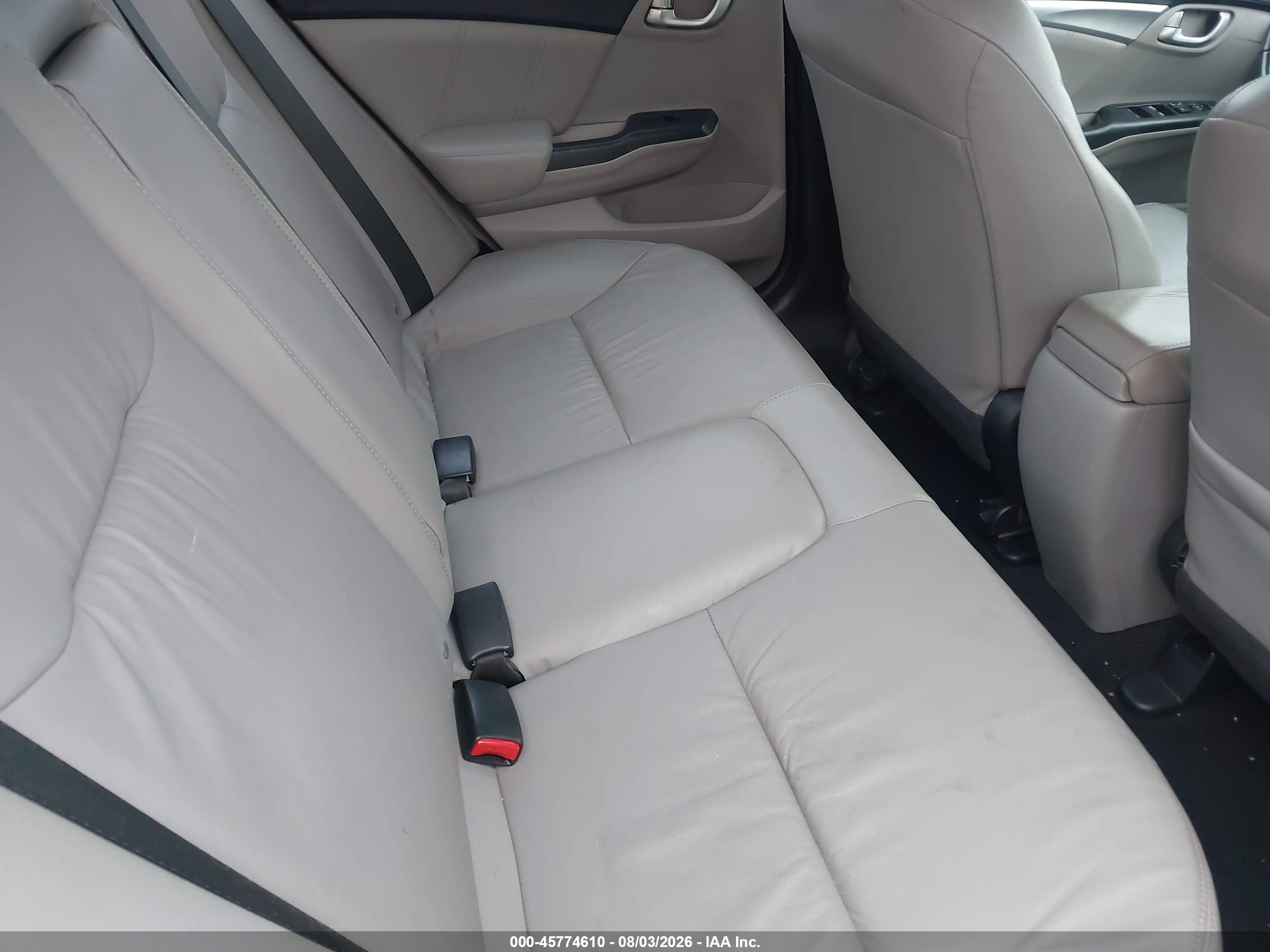 2015 Honda Civic Ex-l Gray vin: 2HGFB2F91FH503564