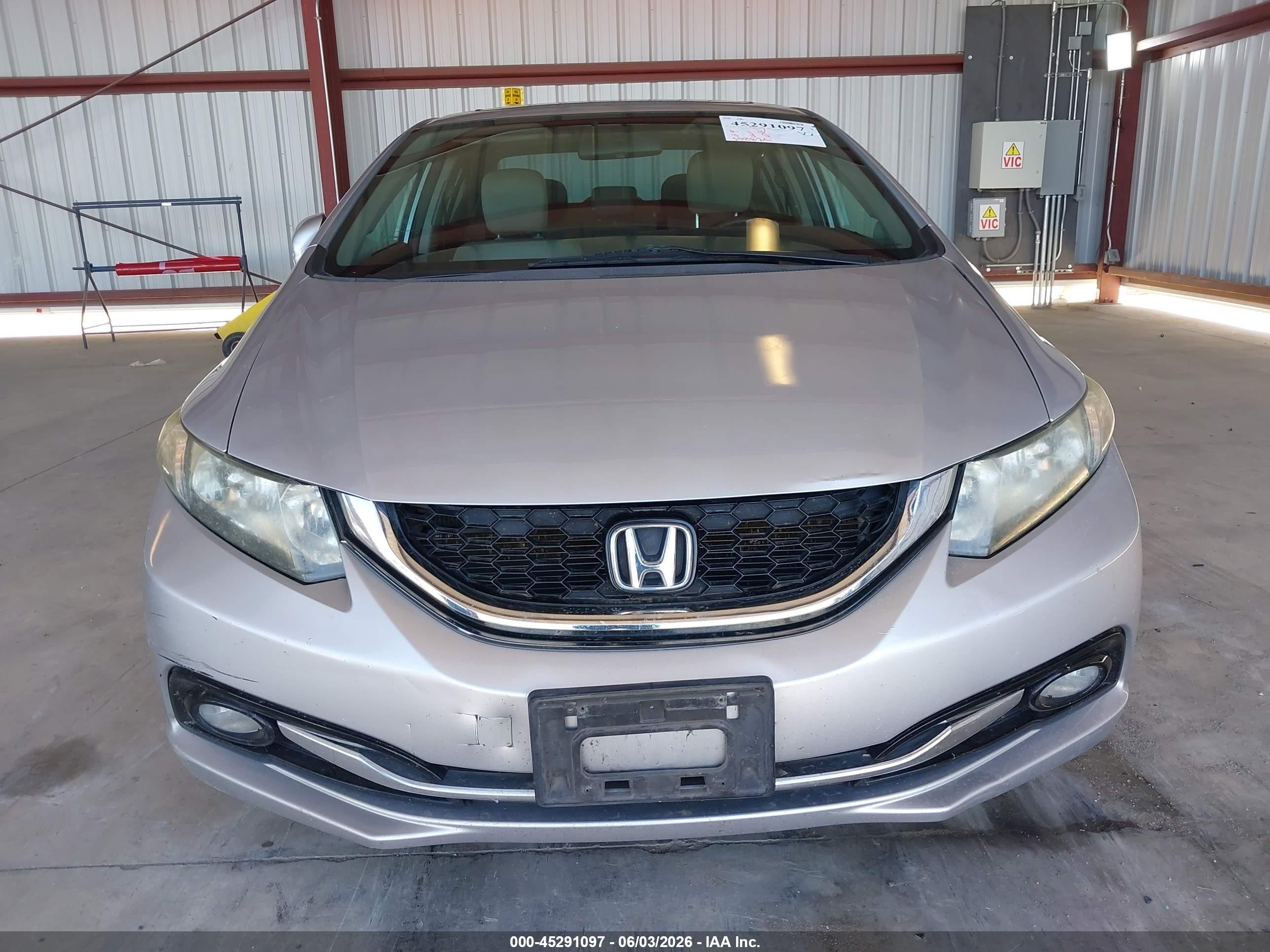 2015 Honda Civic Ex-l Gray vin: 2HGFB2F91FH532398