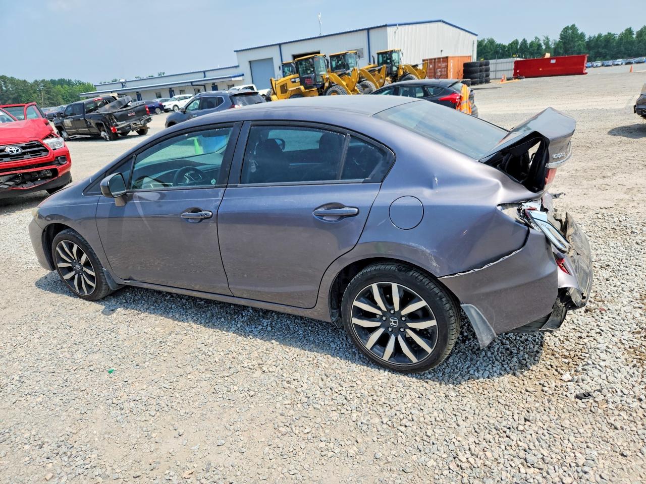 2015 Honda Civic Exl Gray vin: 2HGFB2F91FH538752