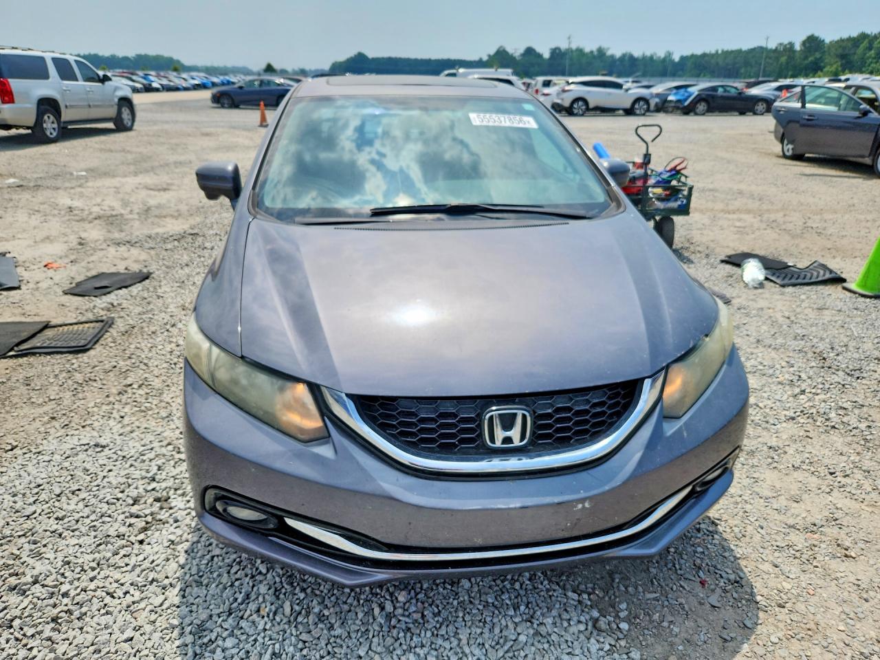 2015 Honda Civic Exl Gray vin: 2HGFB2F91FH538752
