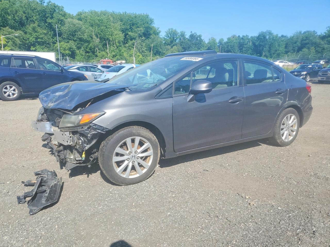 2012 Honda Civic Exl Black vin: 2HGFB2F92CH504850