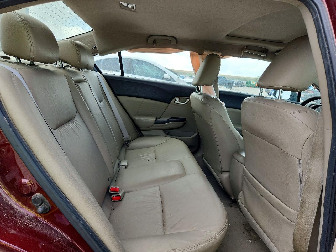 2012 Honda Civic Exl Бордовый vin: 2HGFB2F92CH505481