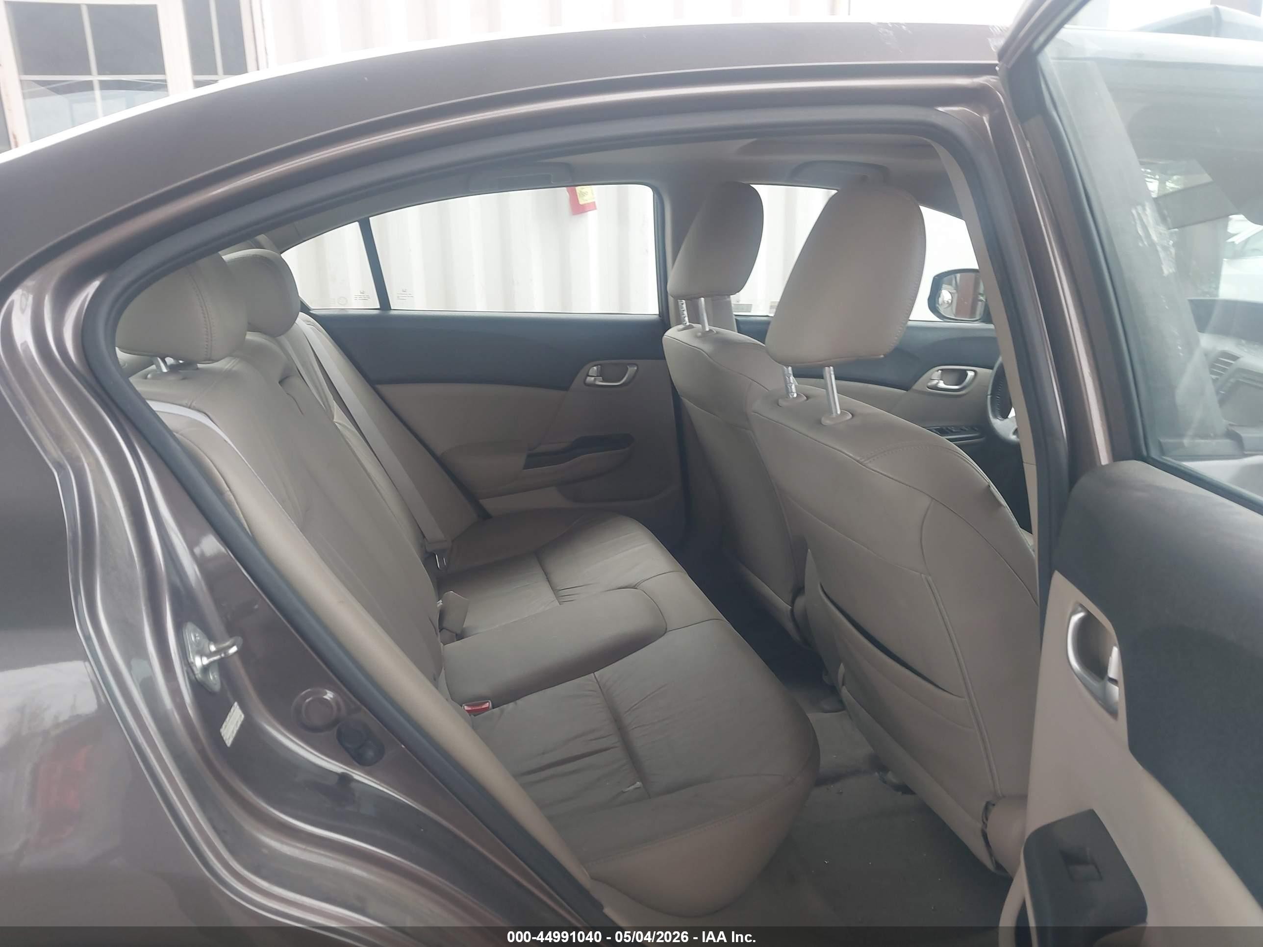 2012 Honda Civic Ex-l Brown vin: 2HGFB2F92CH526637