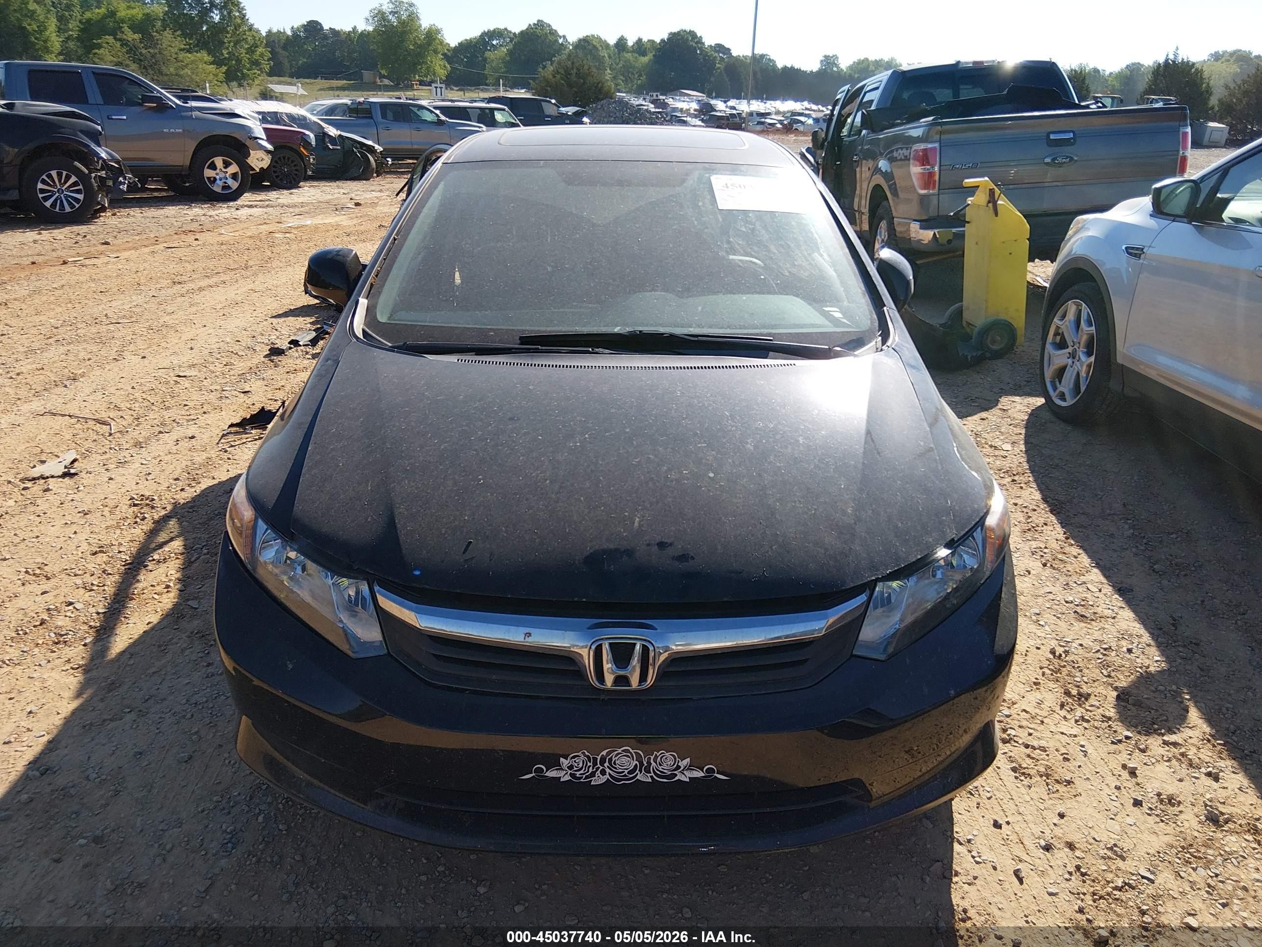 2012 Honda Civic Ex-l Black vin: 2HGFB2F92CH587566