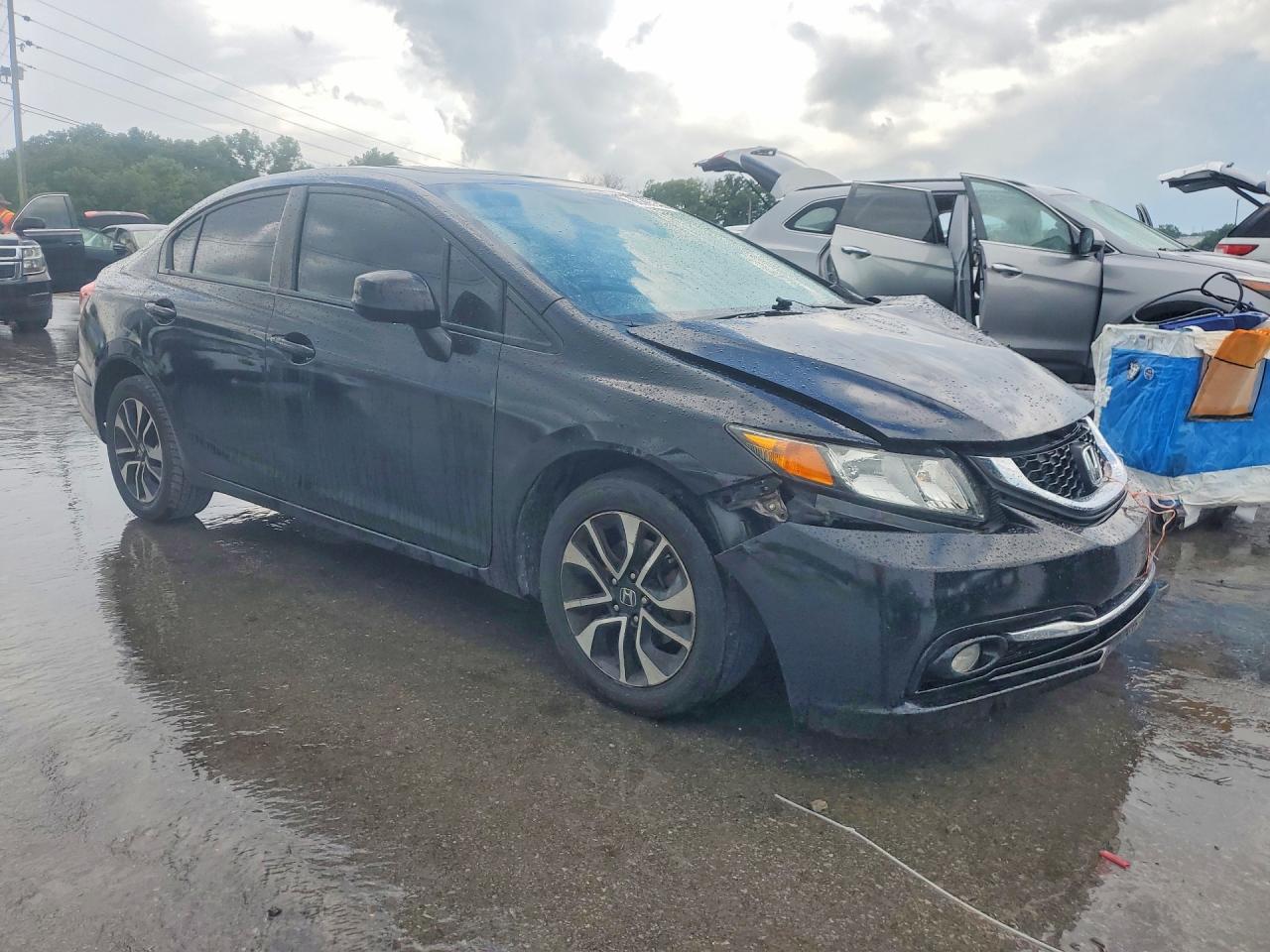 2013 Honda Civic Exl Black vin: 2HGFB2F92DH512951
