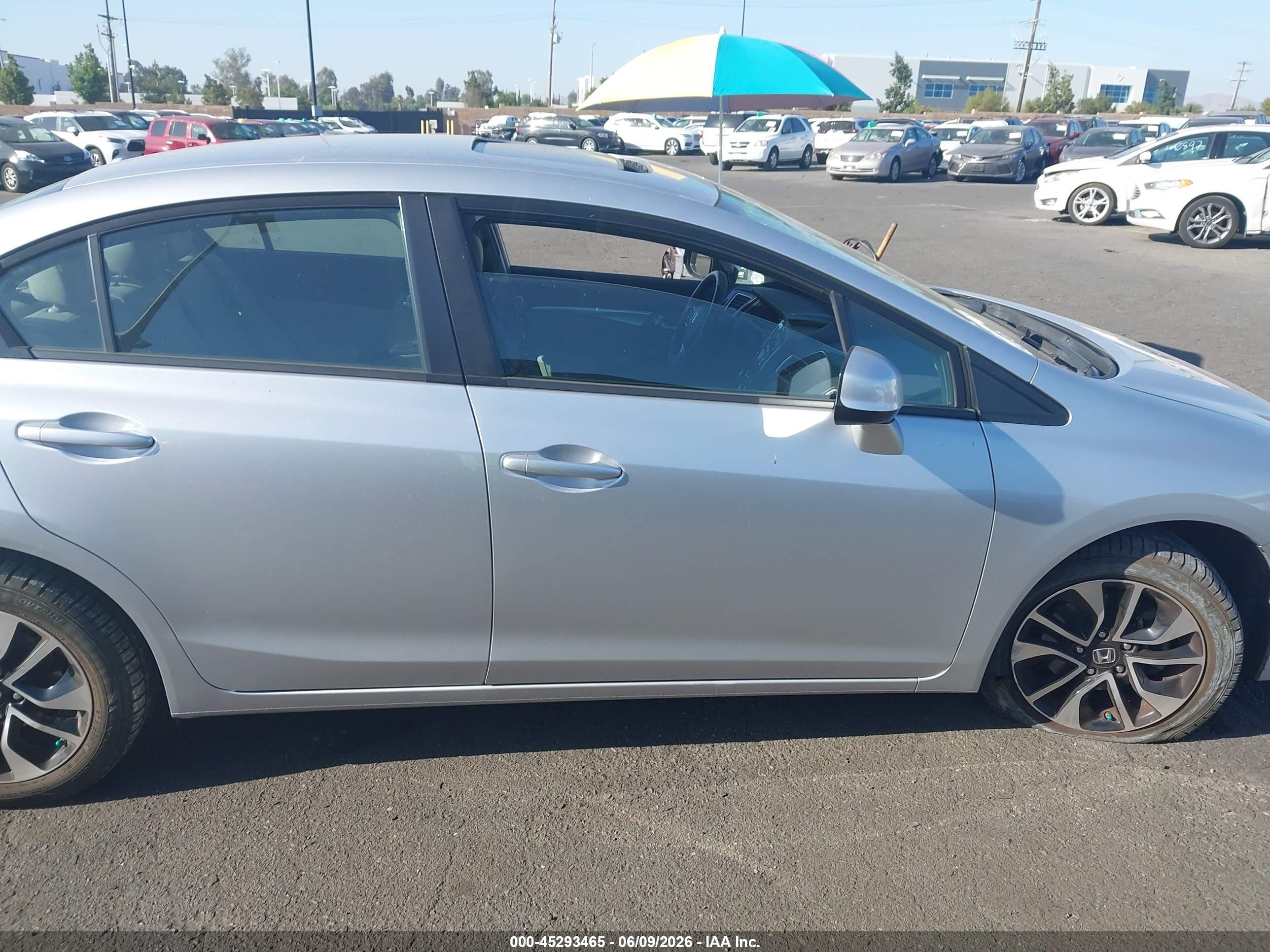 2013 Honda Civic Ex-l Silver vin: 2HGFB2F92DH566931