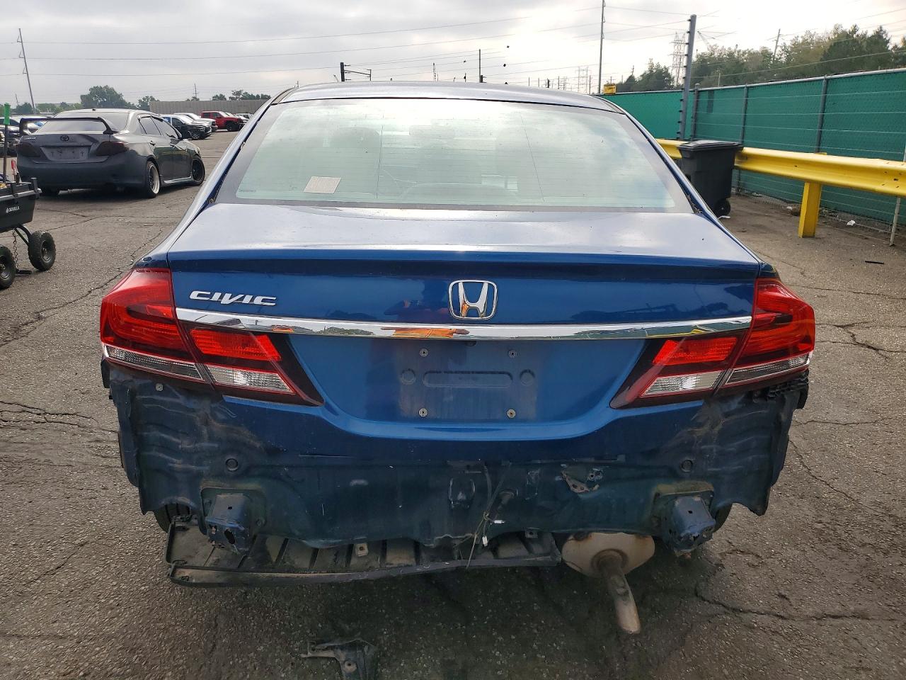 2014 Honda Civic Exl Blue vin: 2HGFB2F92EH502891