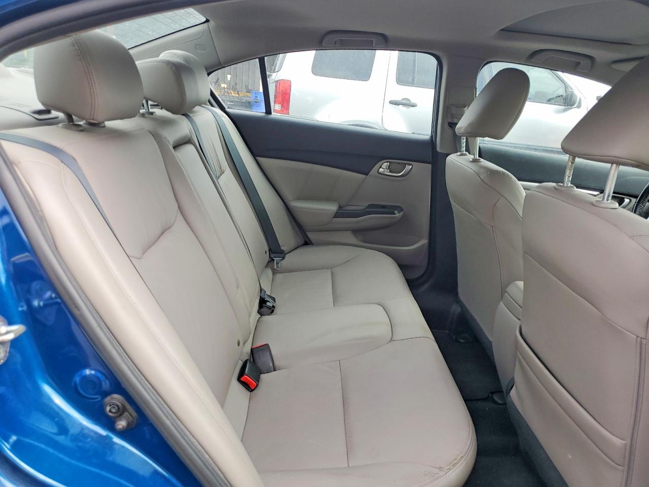 2014 Honda Civic Exl Blue vin: 2HGFB2F92EH502891
