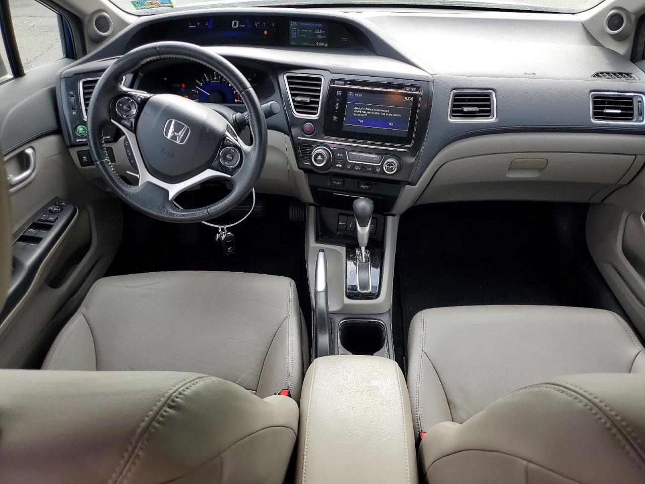 2014 Honda Civic Exl Blue vin: 2HGFB2F92EH502891