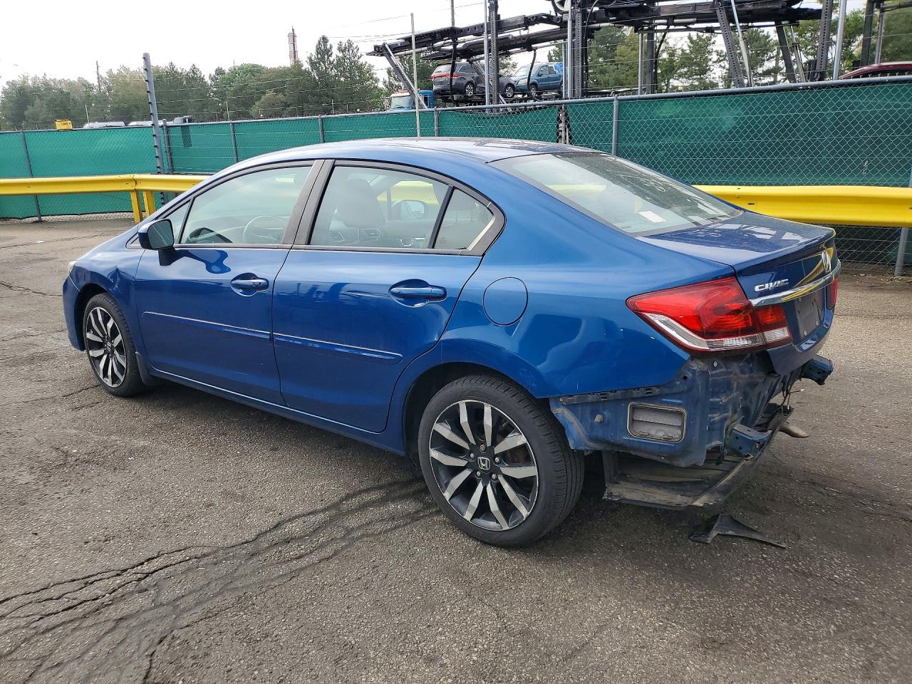 2014 Honda Civic Exl Blue vin: 2HGFB2F92EH502891