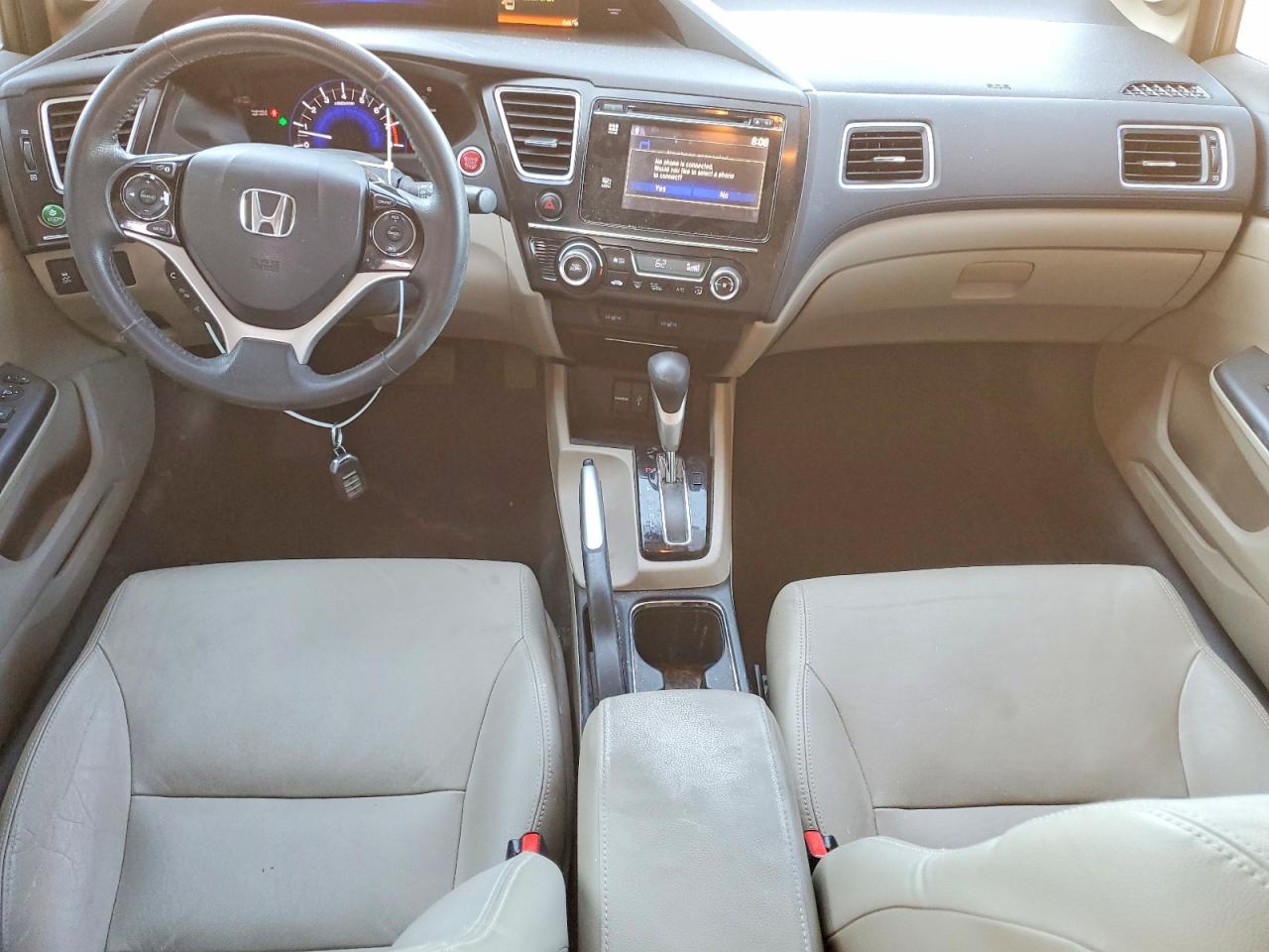 2015 Honda Civic Exl Gray vin: 2HGFB2F92FH515058