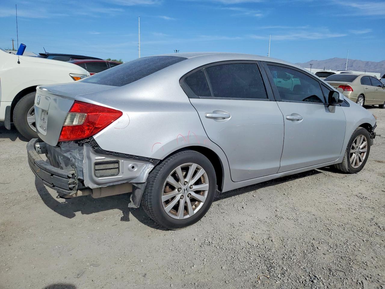 2012 Honda Civic Exl Silver vin: 2HGFB2F93CH328942