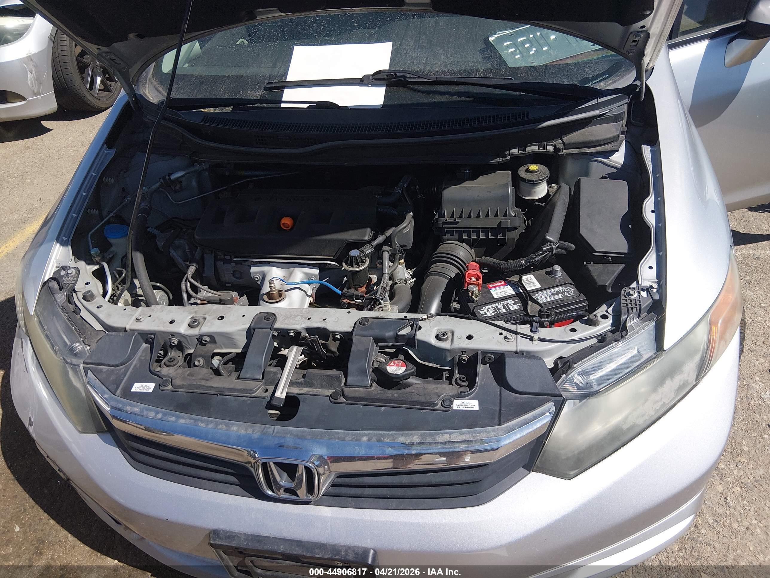 2012 Honda Civic Ex-l Silver vin: 2HGFB2F93CH513007