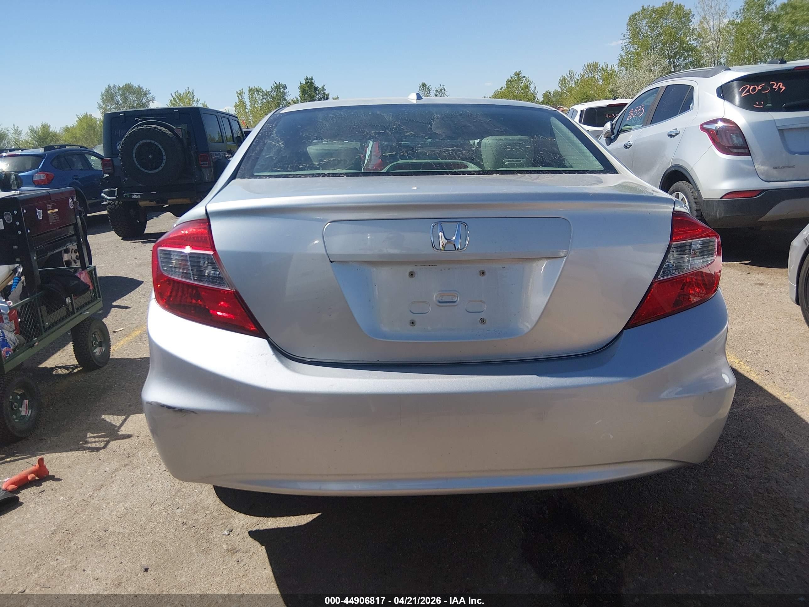 2012 Honda Civic Ex-l Silver vin: 2HGFB2F93CH513007