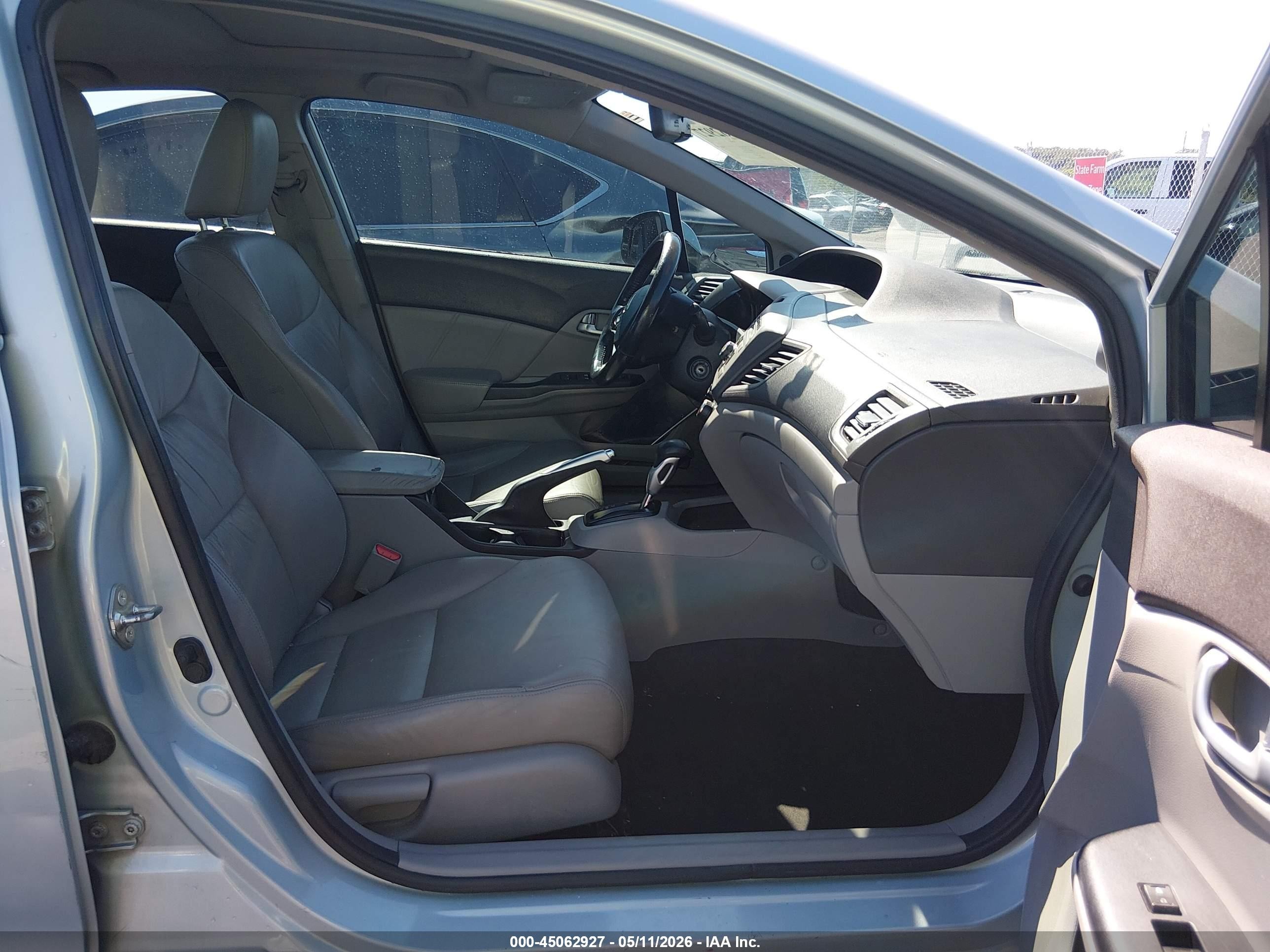 2012 Honda Civic Ex-l Blue vin: 2HGFB2F93CH514108