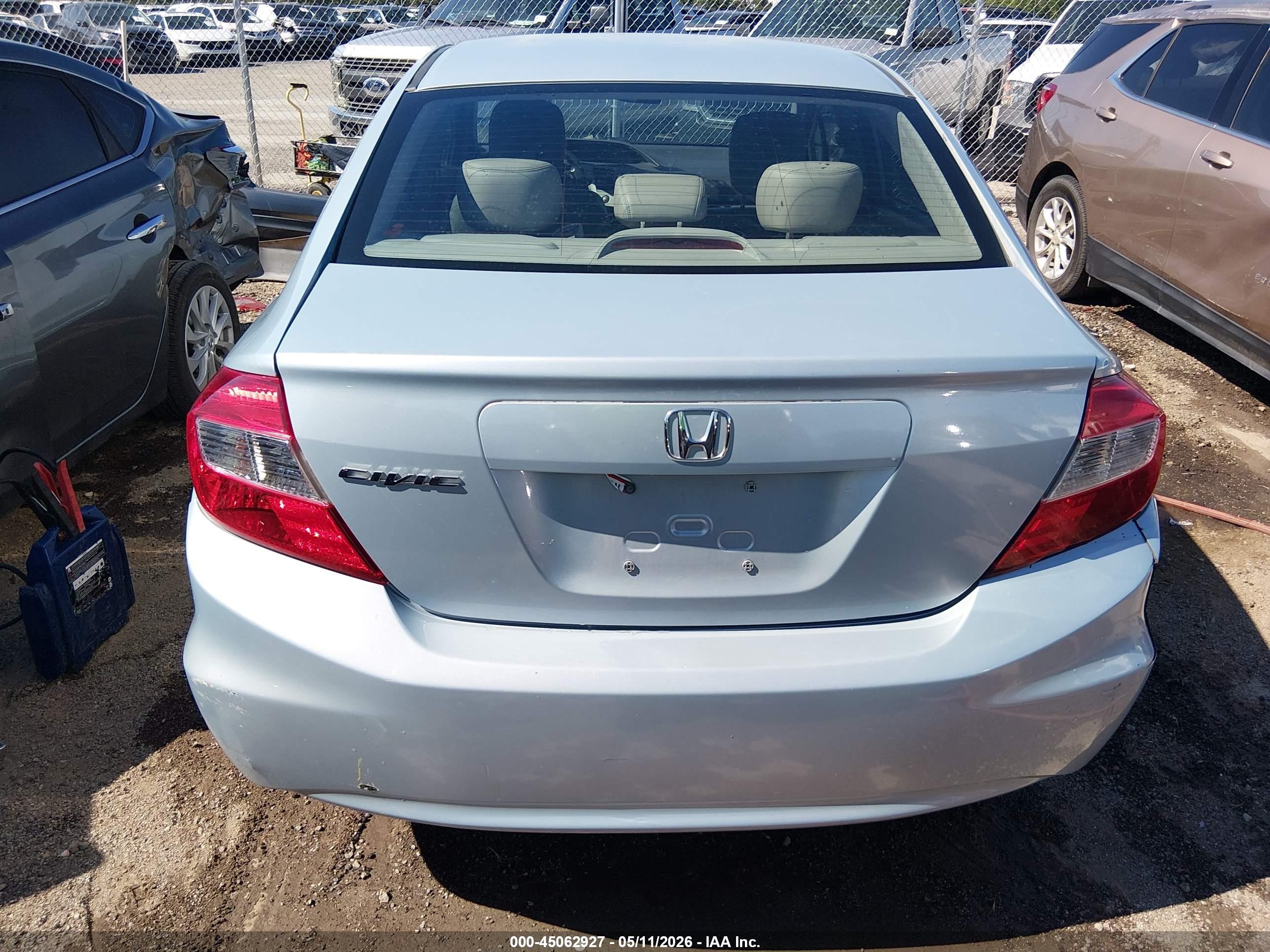 2012 Honda Civic Ex-l Blue vin: 2HGFB2F93CH514108