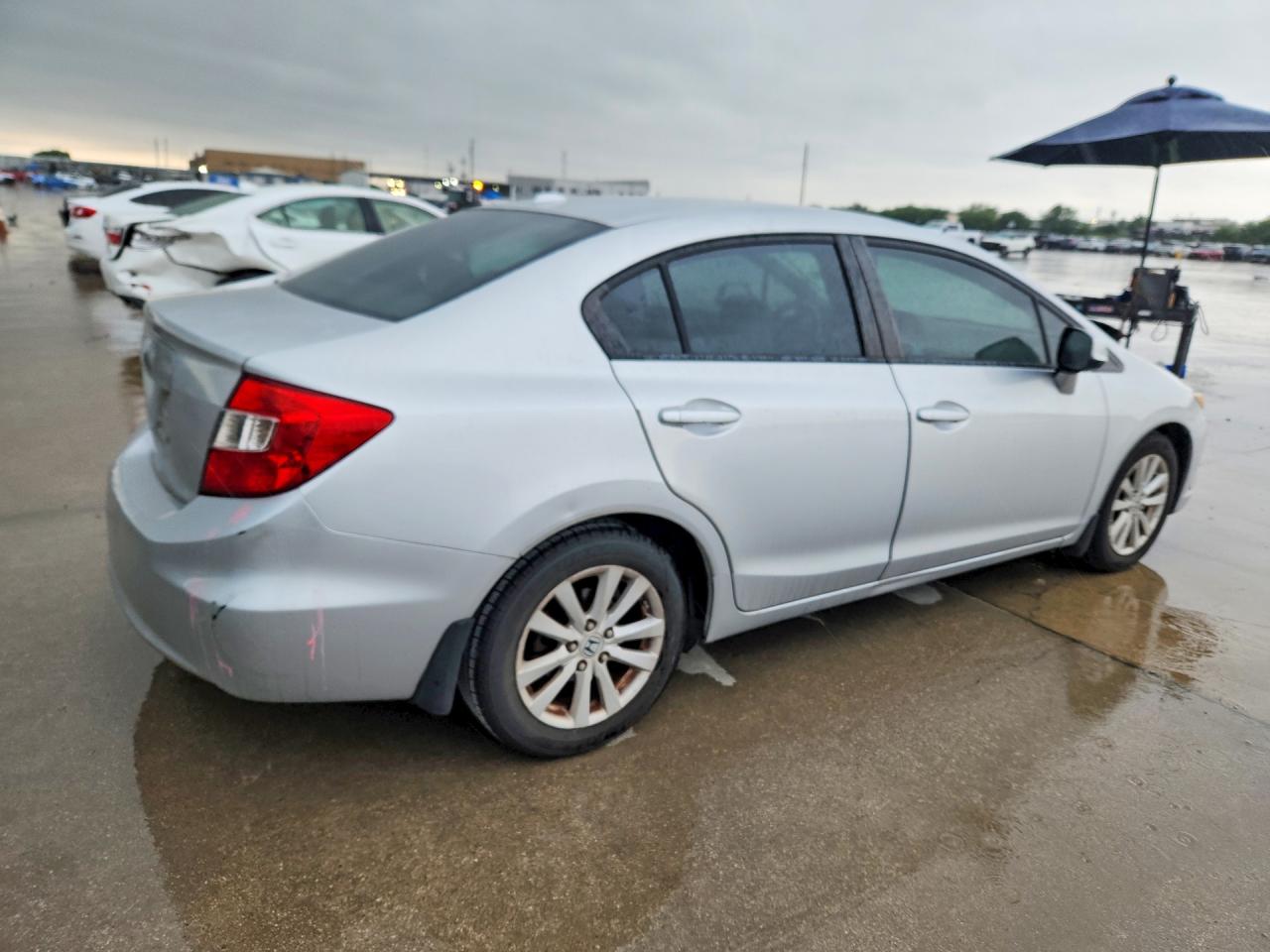 2012 Honda Civic Exl Silver vin: 2HGFB2F93CH523312