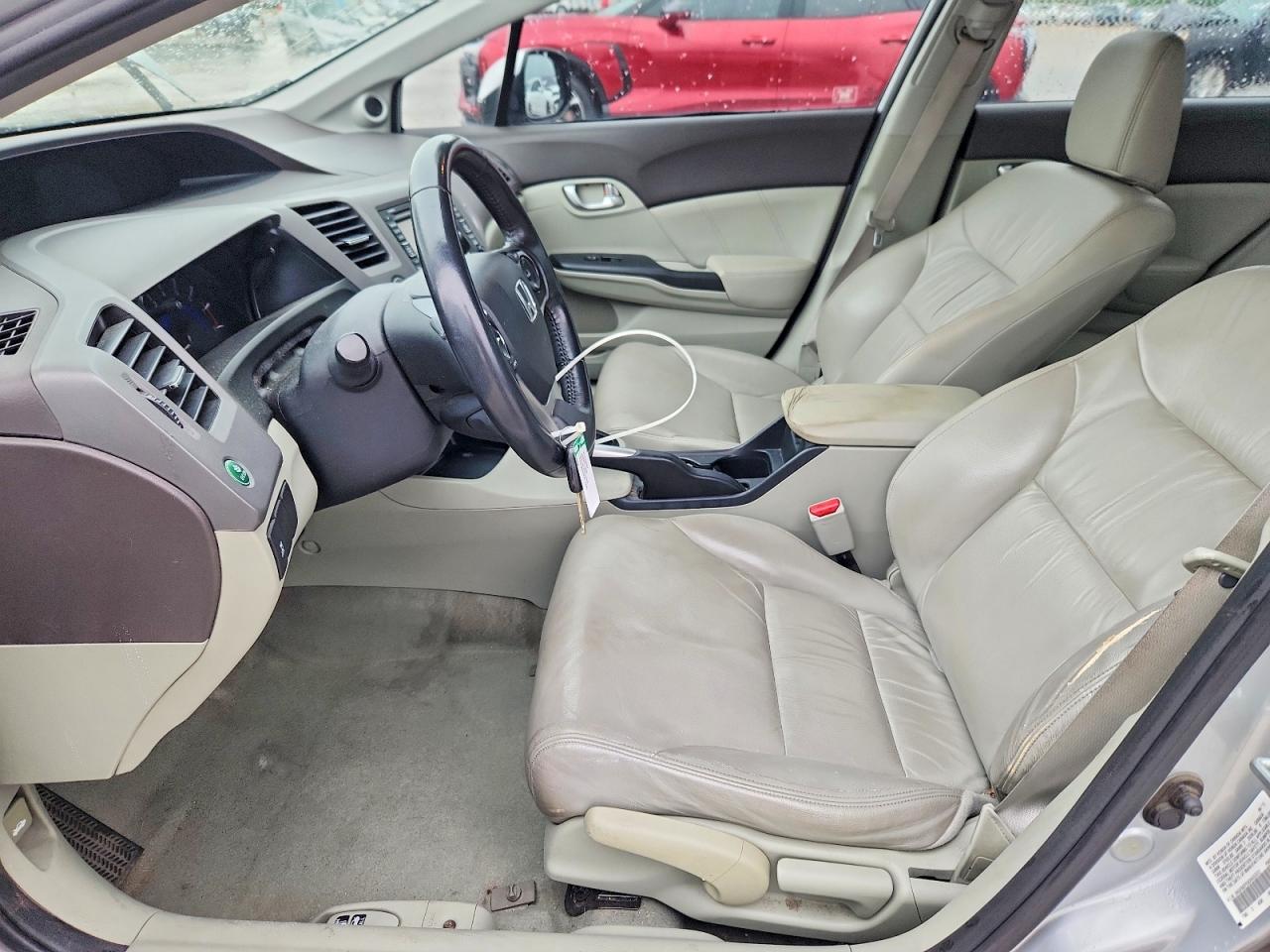 2012 Honda Civic Exl Silver vin: 2HGFB2F93CH523312