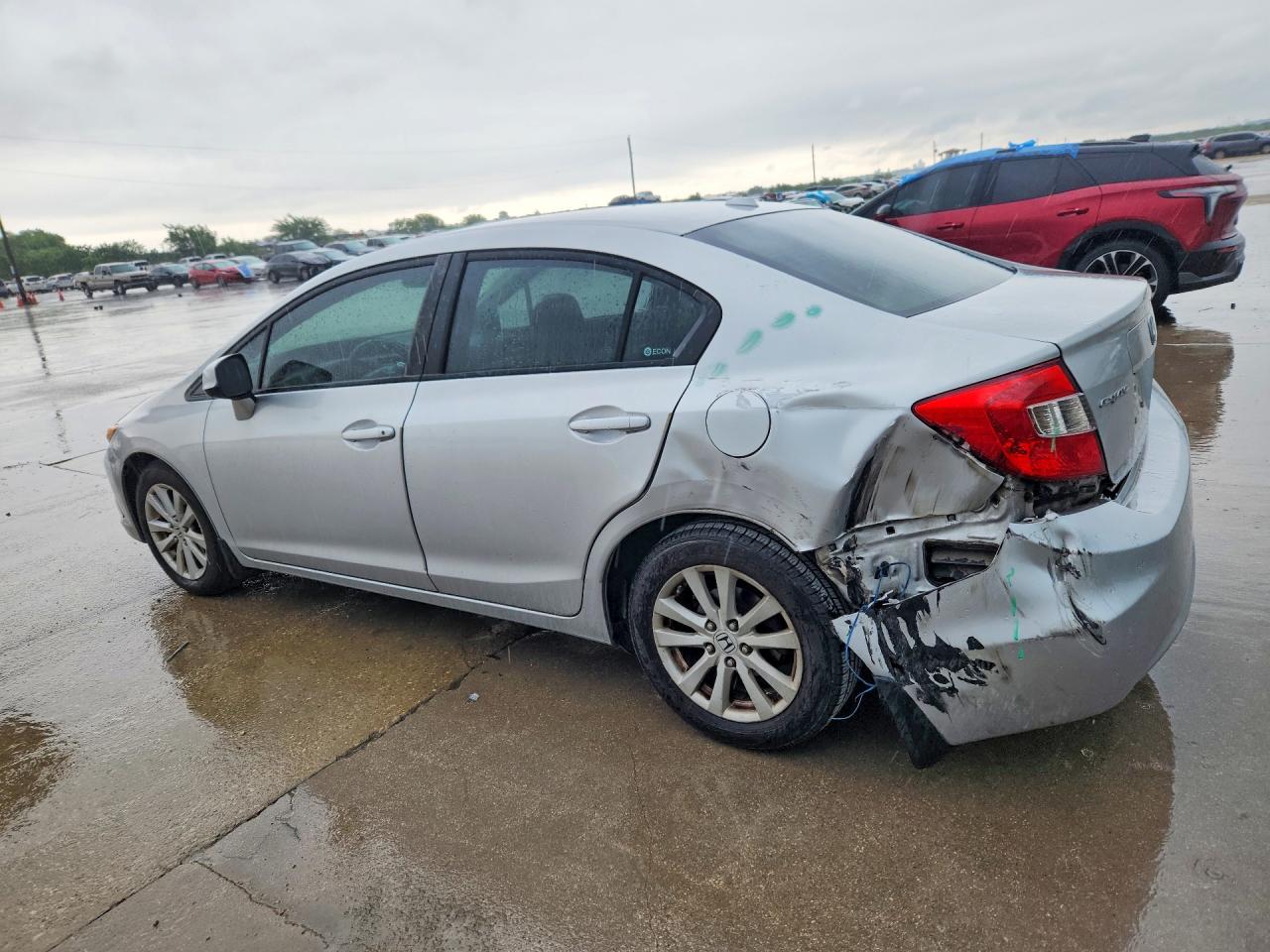 2012 Honda Civic Exl Silver vin: 2HGFB2F93CH523312