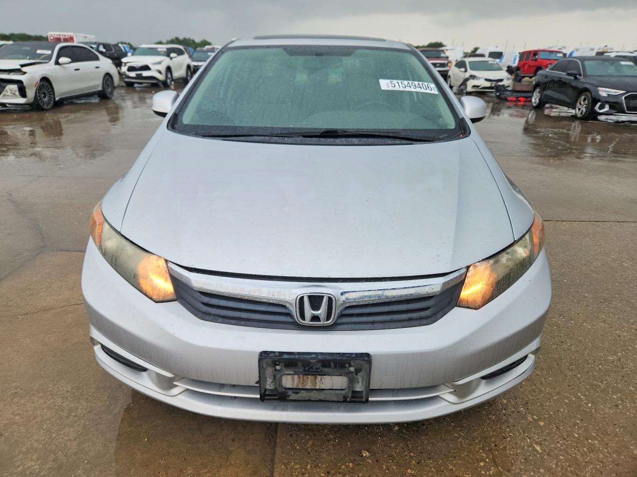 2012 Honda Civic Exl Silver vin: 2HGFB2F93CH523312
