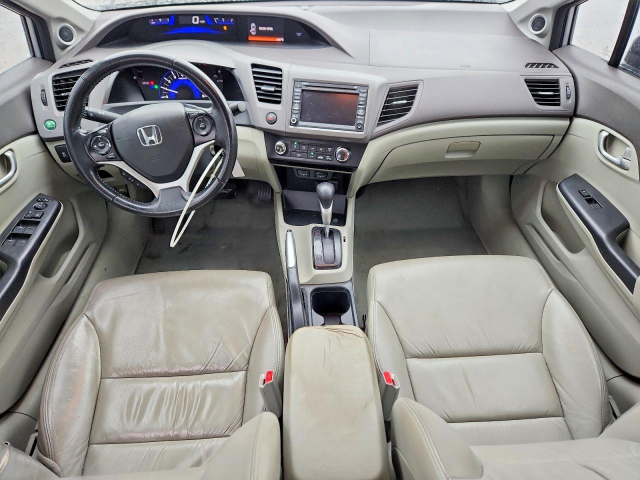 2012 Honda Civic Exl Silver vin: 2HGFB2F93CH523312